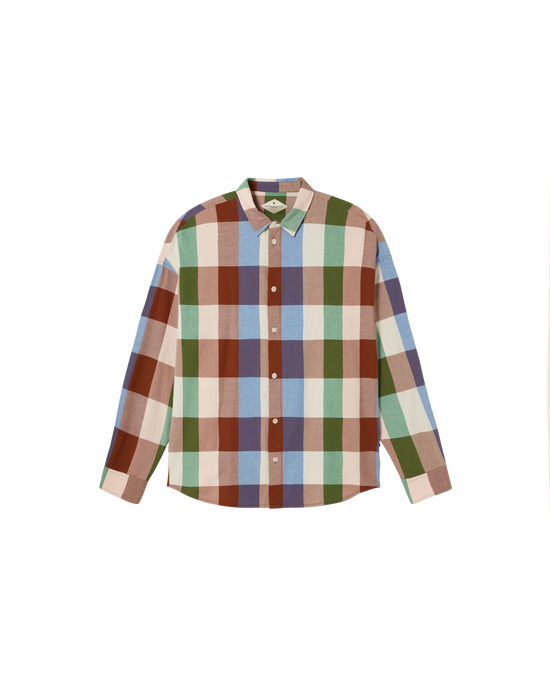 Camisa multicolor Haru sostenible -siluetax