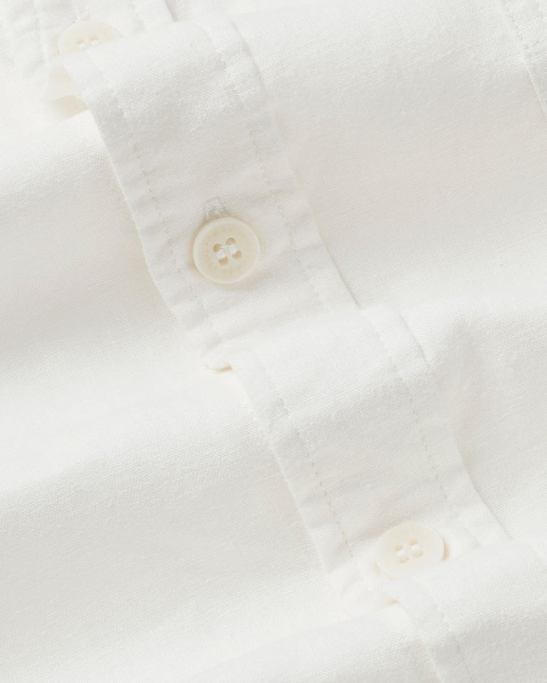 Camisa blanca hemp Ant sostenible - silueta6