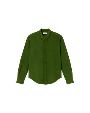 Camisa verde micropana Ant sostenible - silueta 1