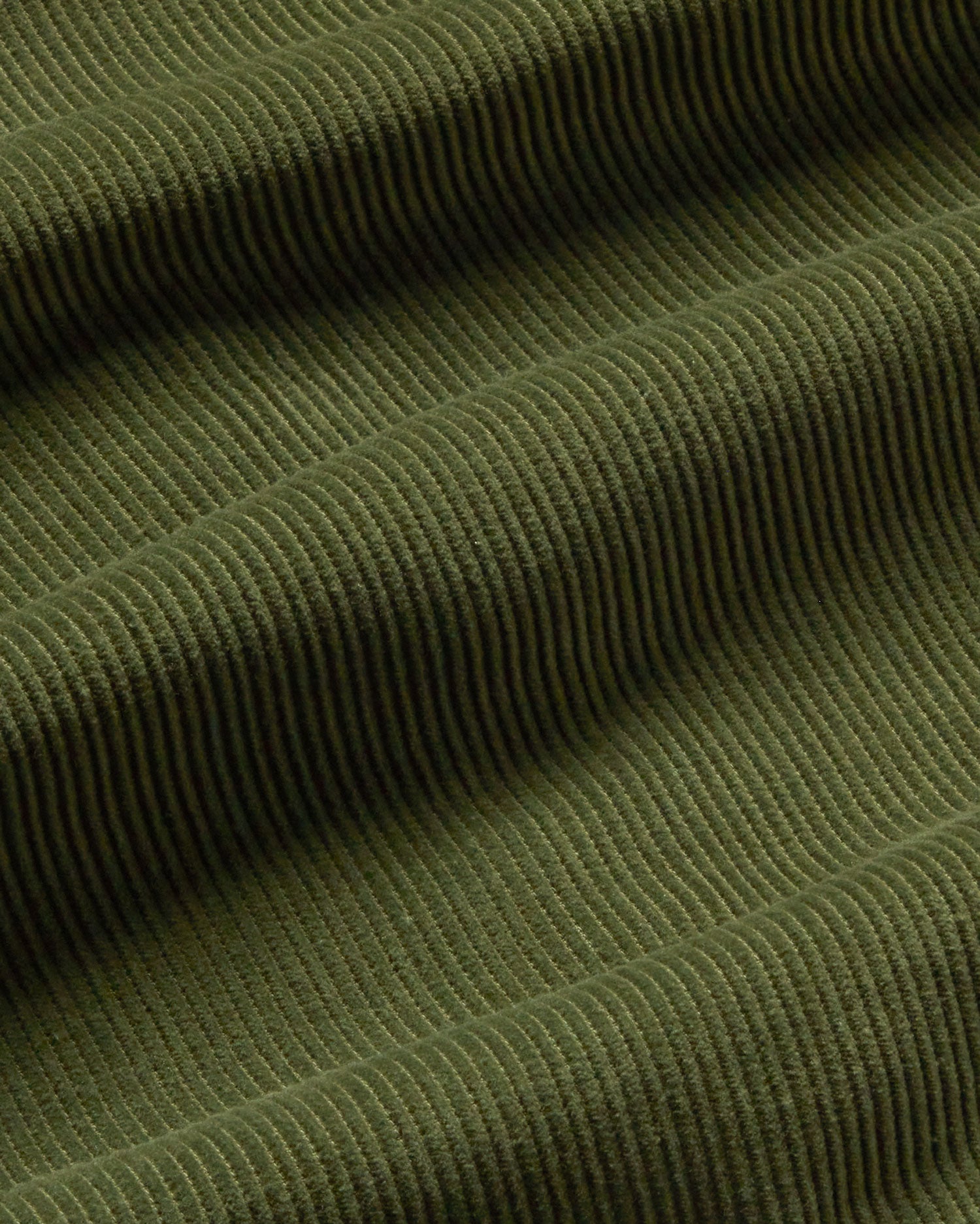 Sobrecamisa verde pana Theo sostenible - silueta 2