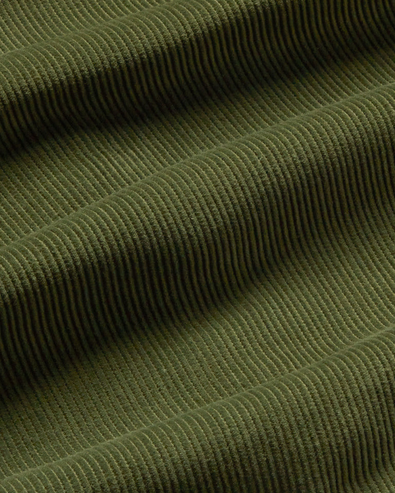 Sobrecamisa verde pana Theo sostenible-silueta-2