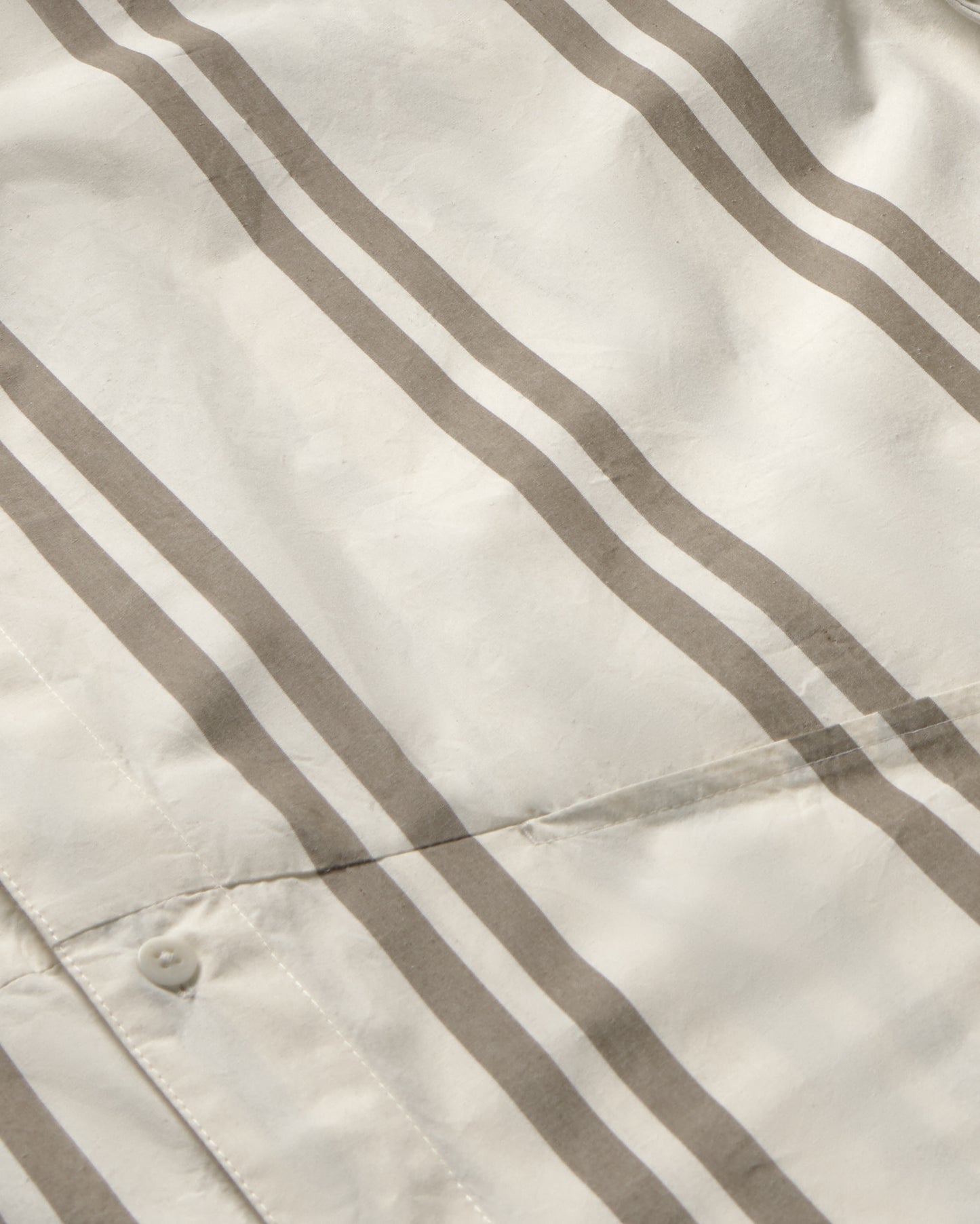 Camisa rayas marrón Jim sostenible - silueta 2