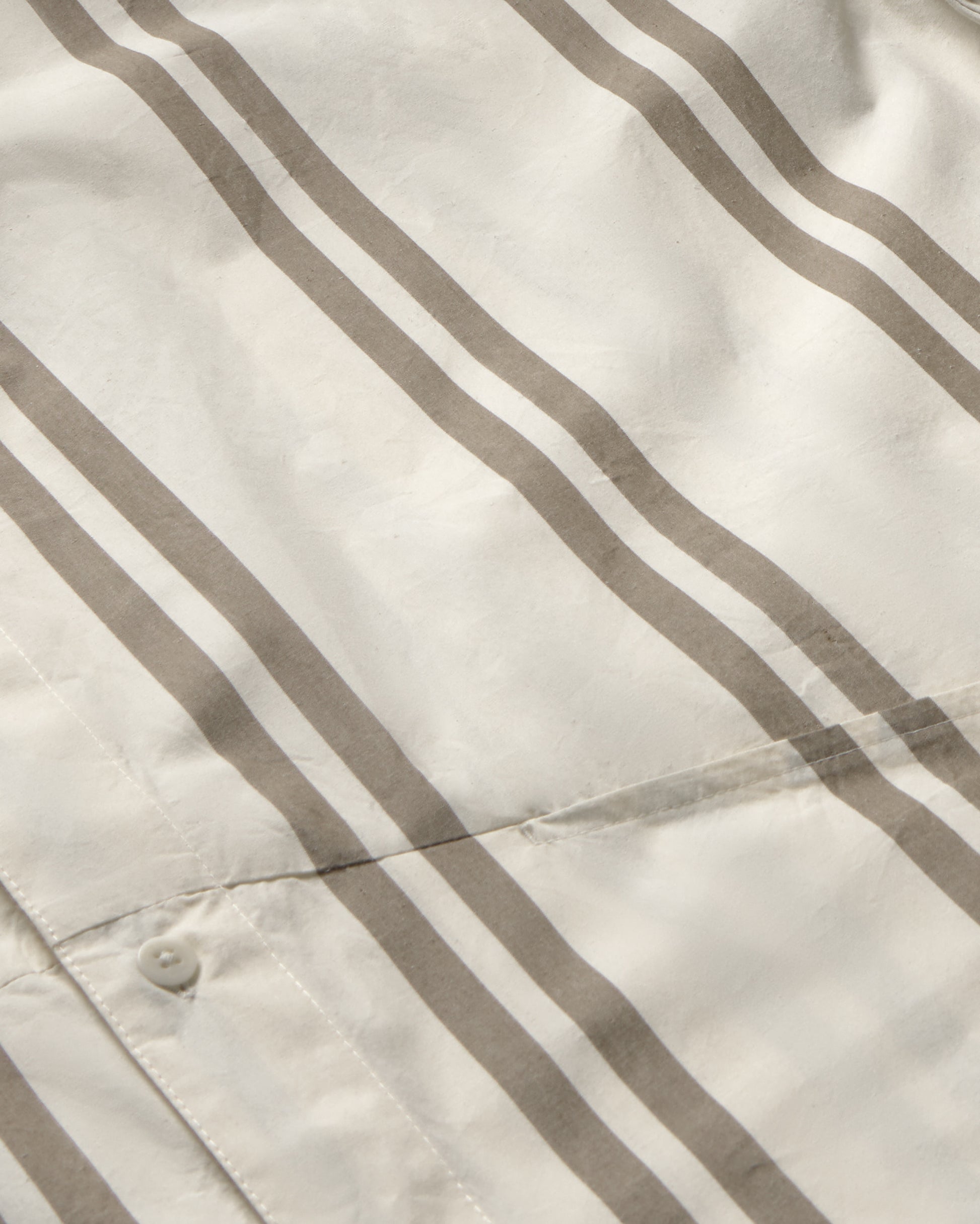 Camisa rayas marrón Jim sostenible - silueta 2