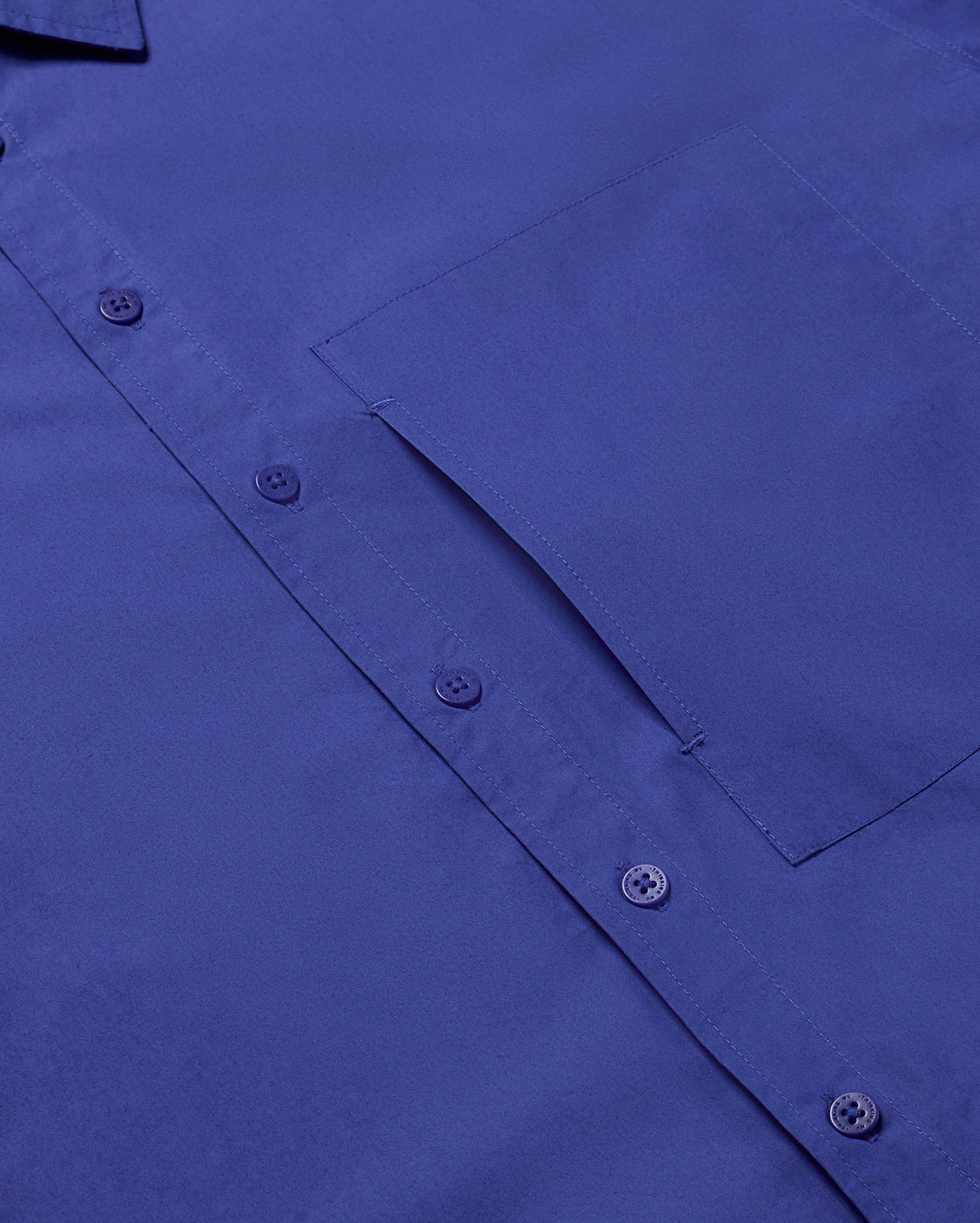 Camisa azul Kurt sostenible - silueta 1
