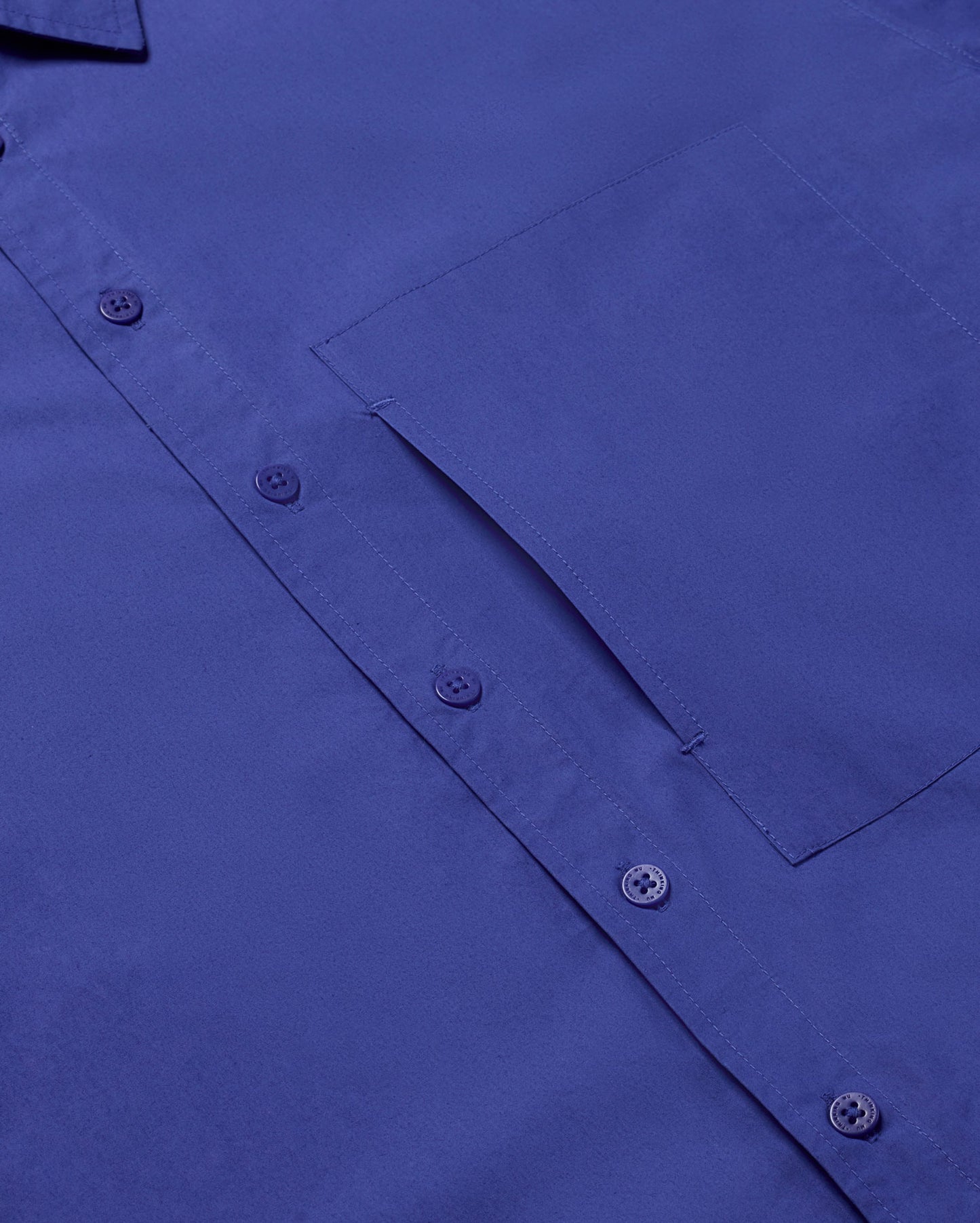 Camisa azul Kurt sostenible - silueta 1