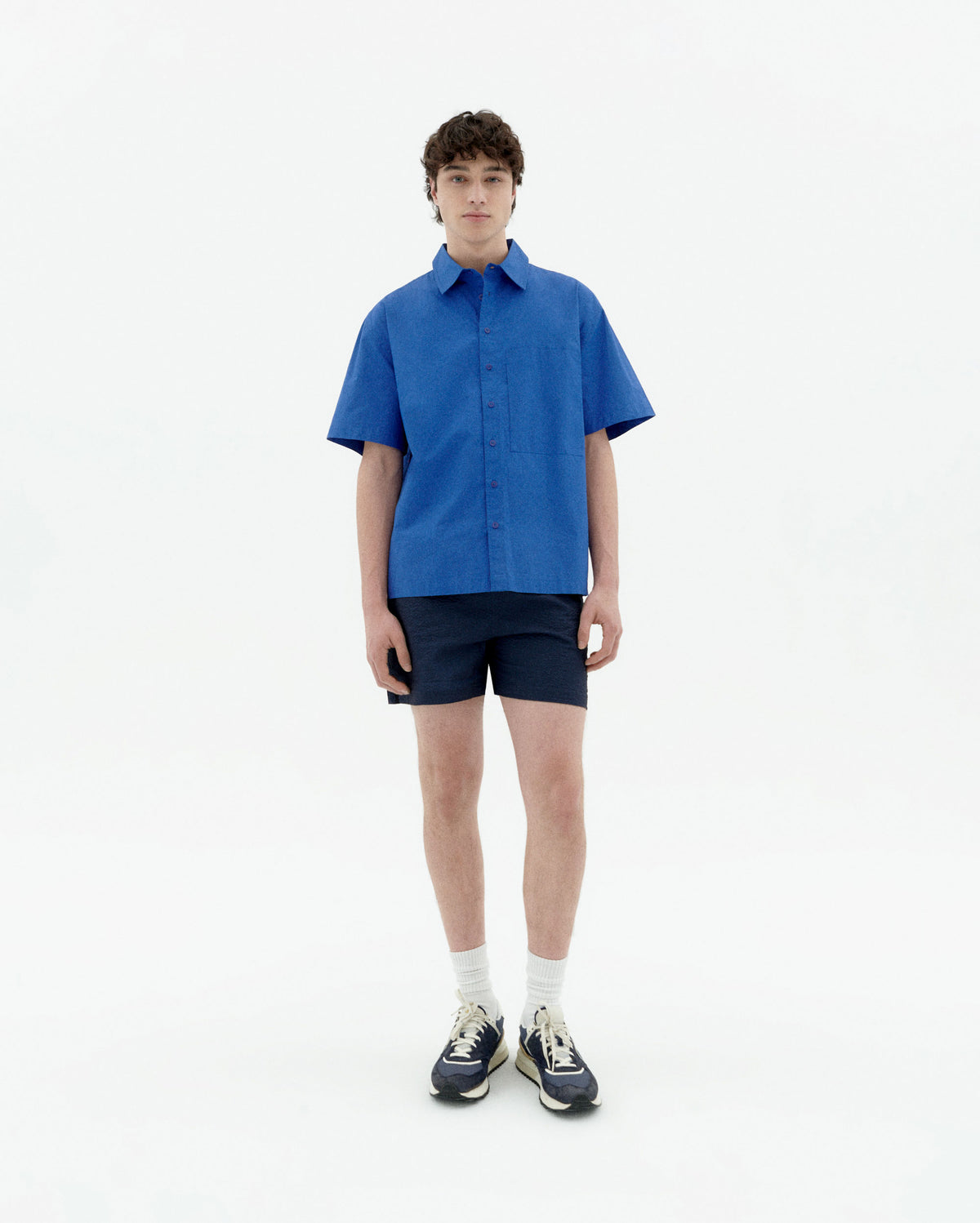 Camisa azul Kurt sostenible-3