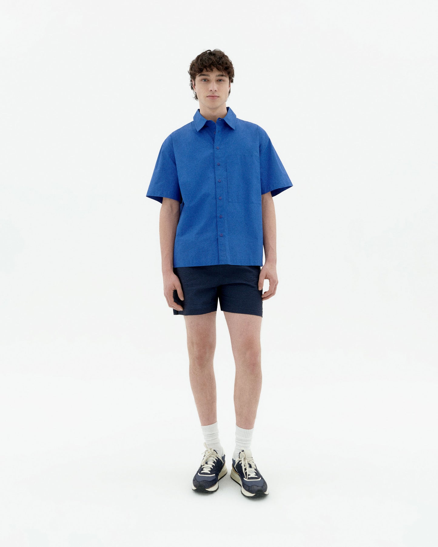 Camisa azul Kurt sostenible-3