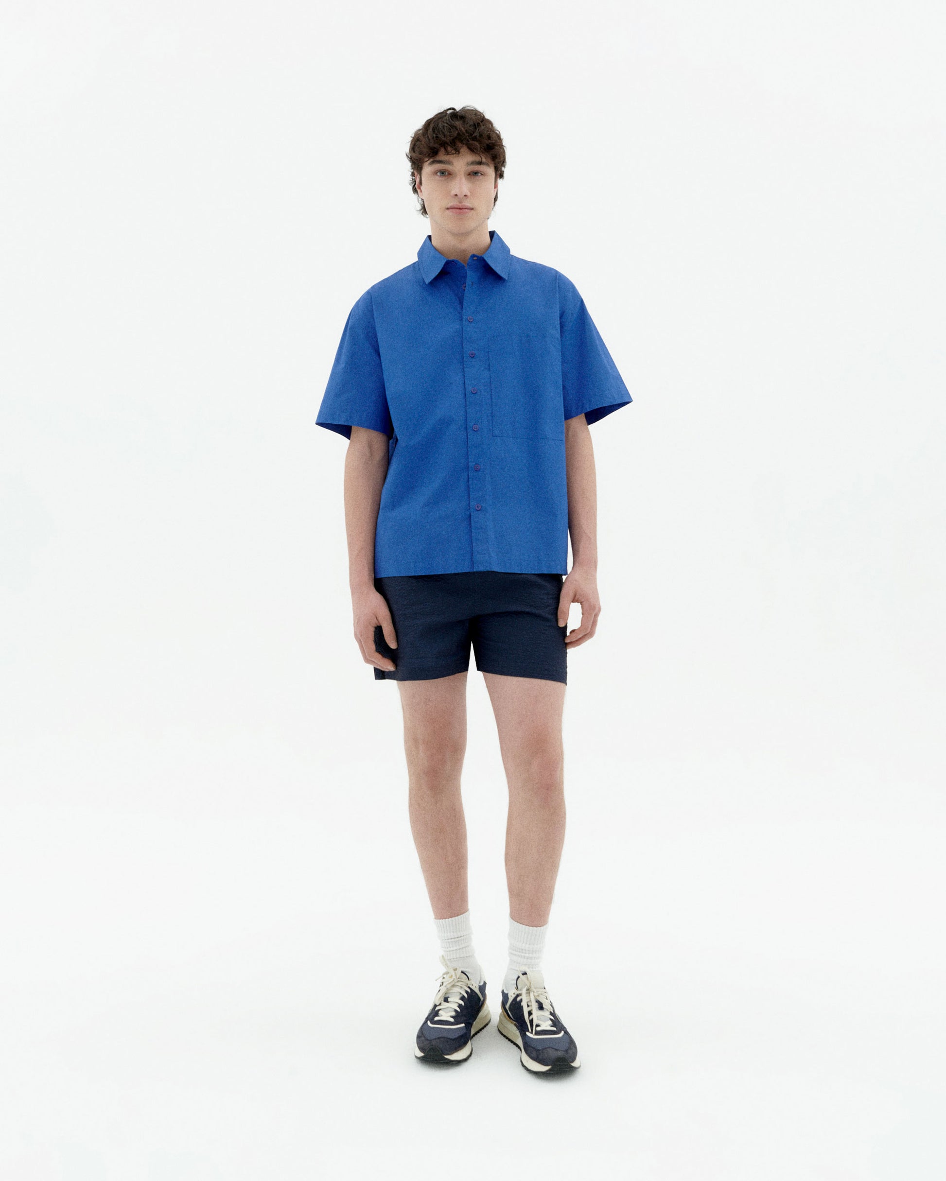 Camisa azul Kurt sostenible-3
