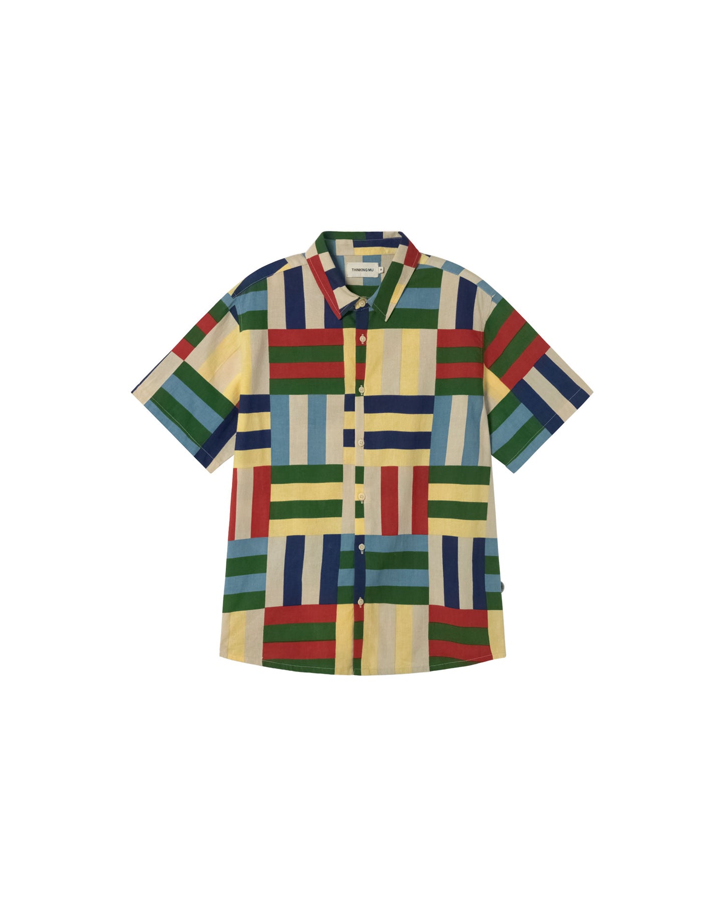 Camisa multicolor field Tom sostenible - silueta 1