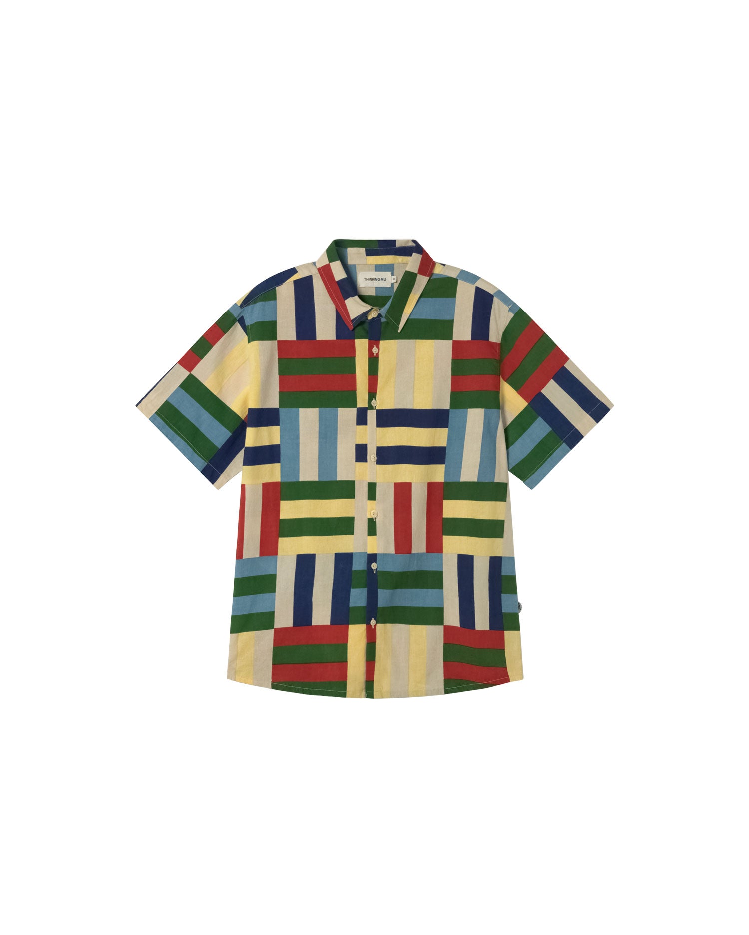 Camisa multicolor field Tom sostenible - silueta 1
