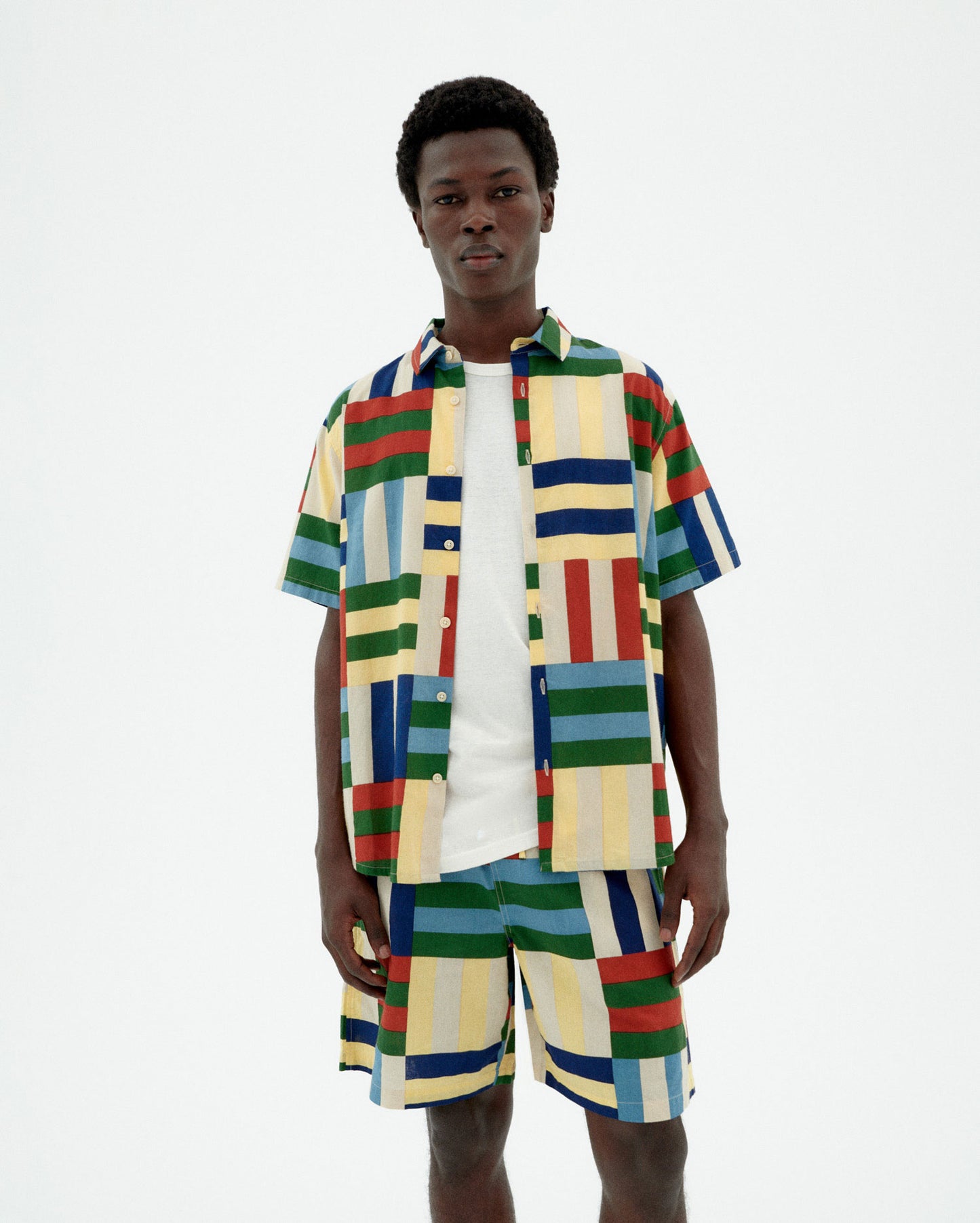 Camisa multicolor field Tom sostenible-1