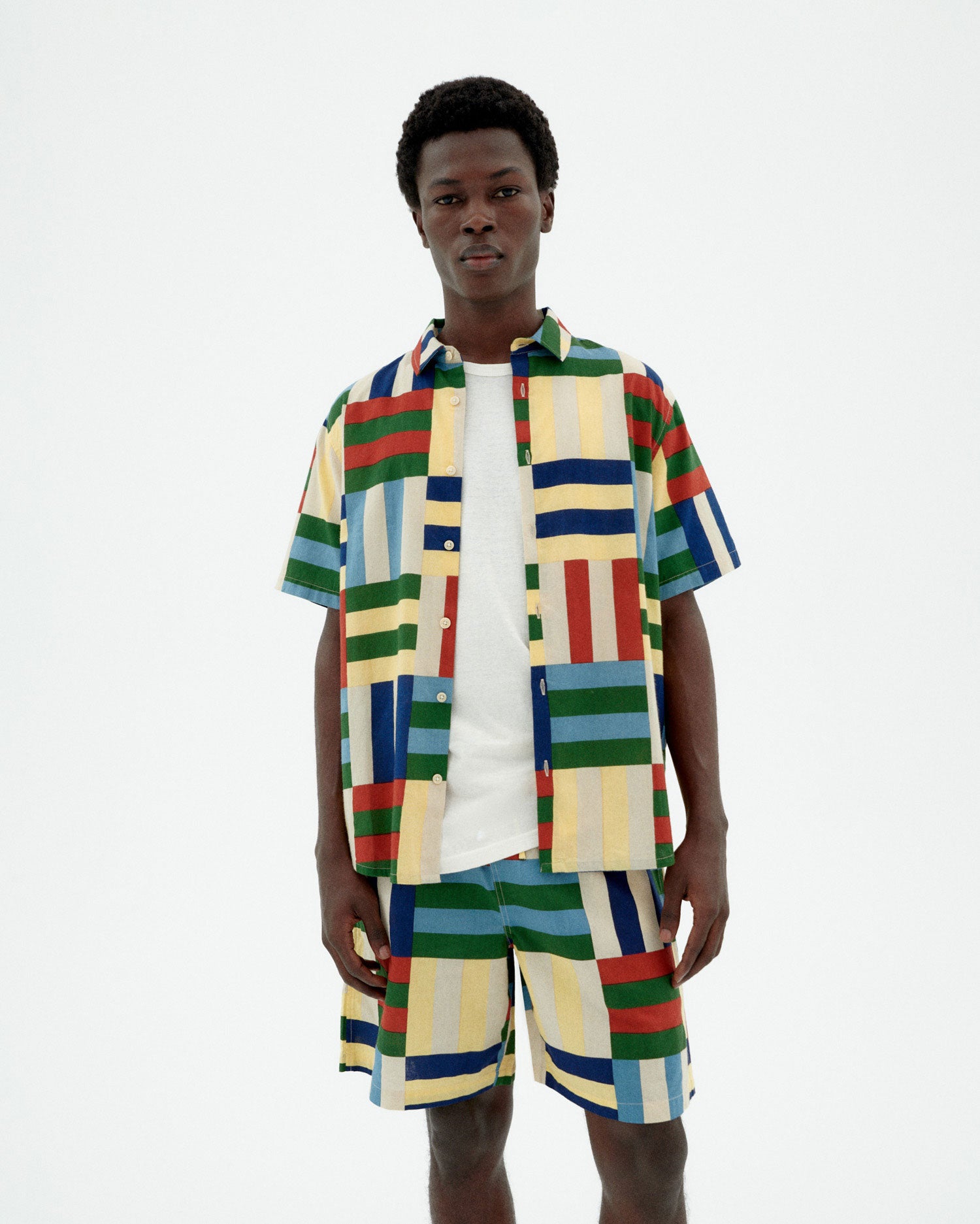 Camisa multicolor field Tom sostenible-1