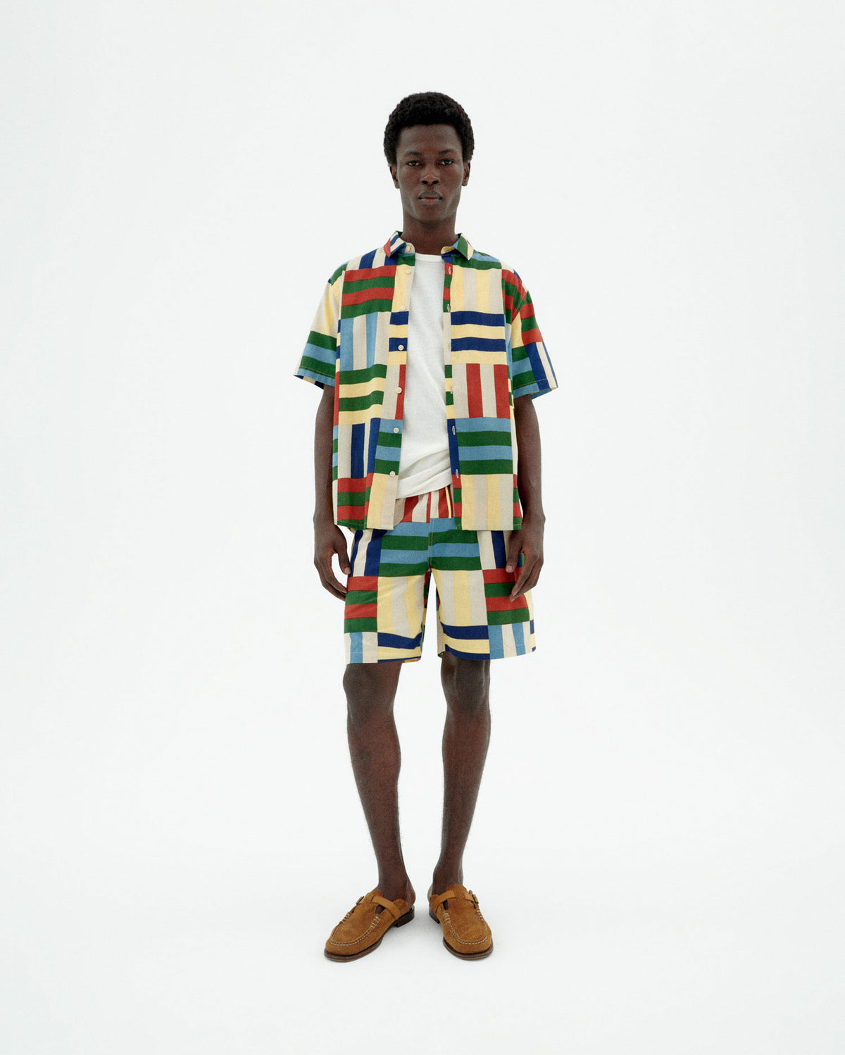 Camisa multicolor field Tom sostenible-2
