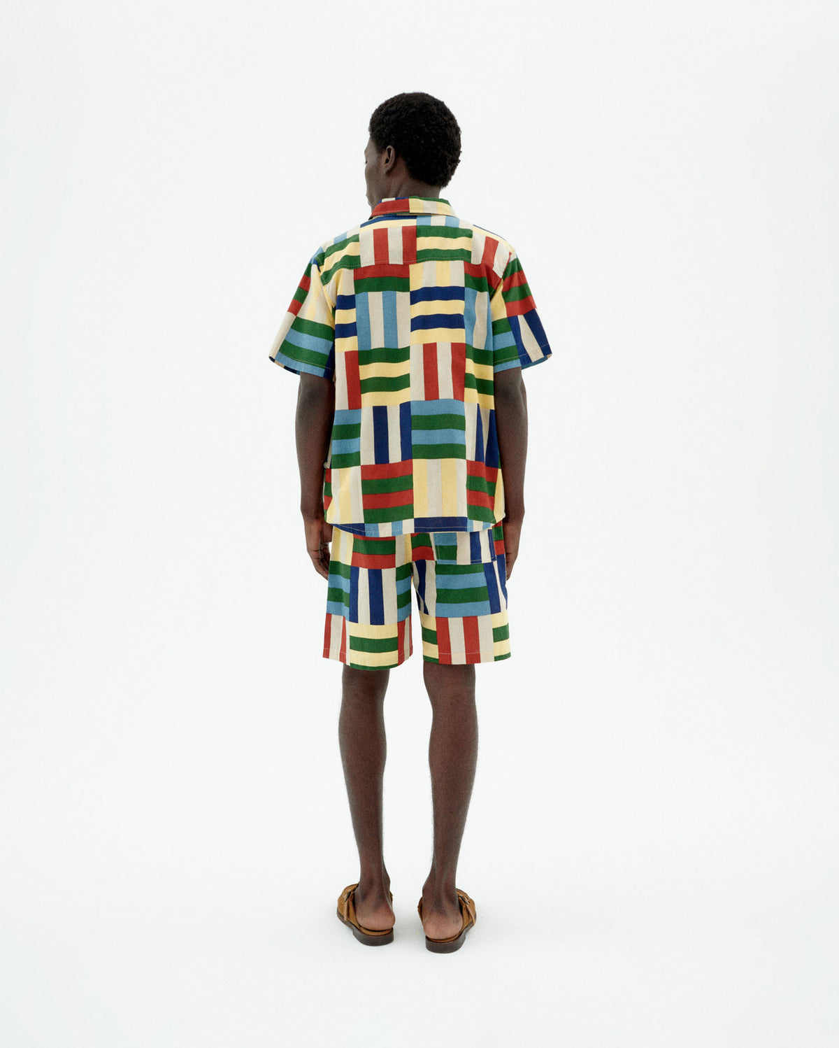 Camisa multicolor field Tom sostenible-4