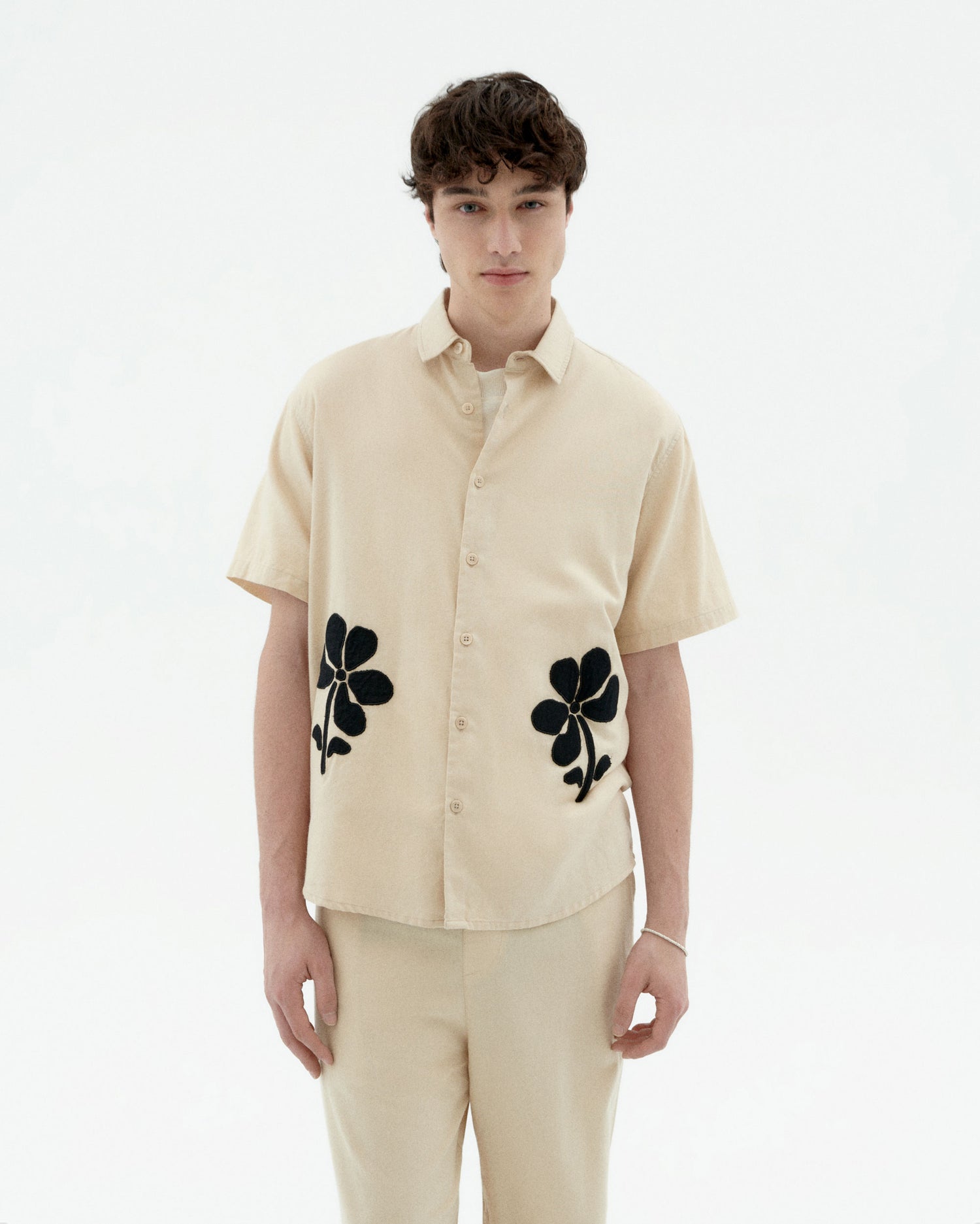 Camisa cruda marygold Tom sostenible-1