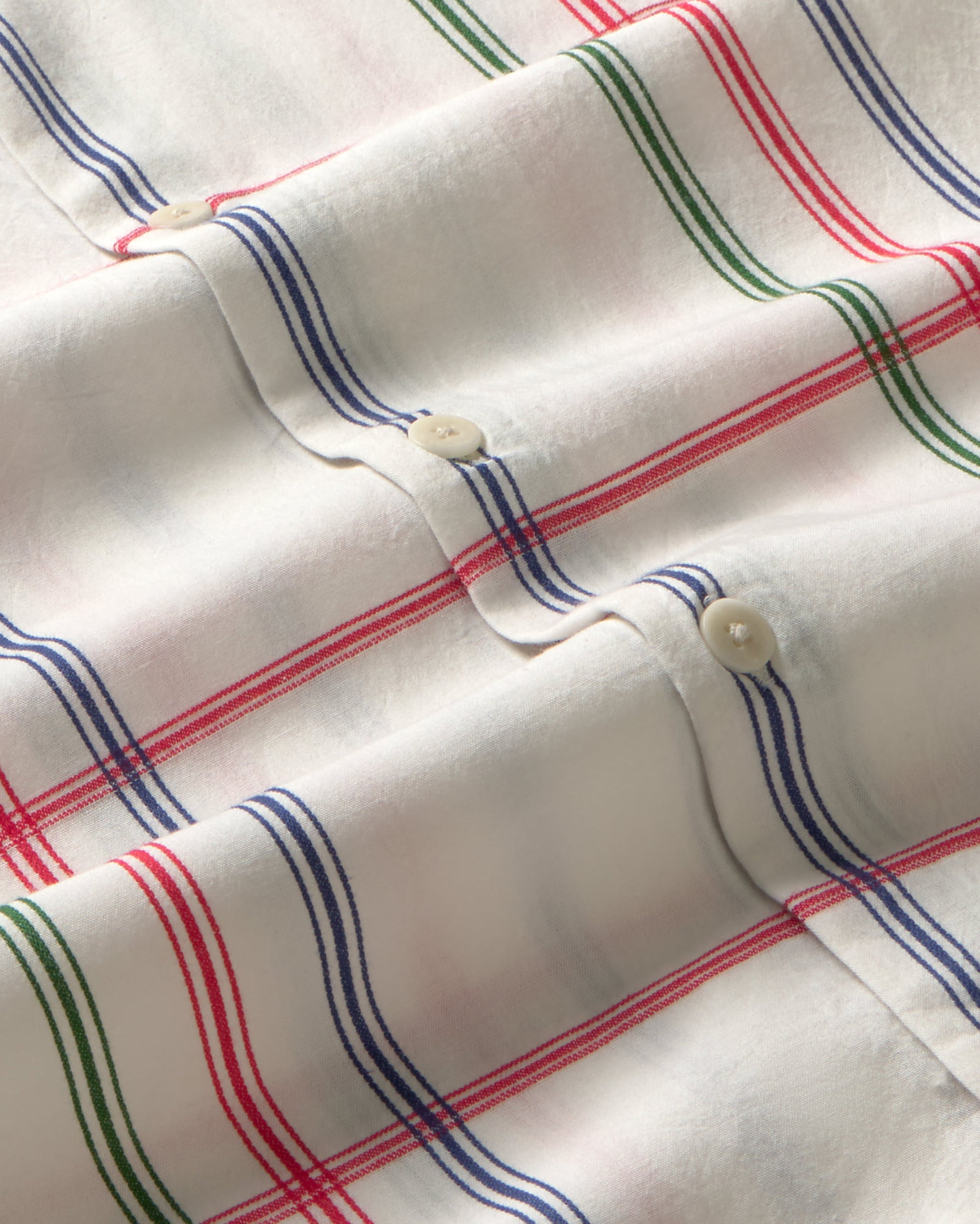 Camisa rayas multicolor Tom sostenible - silueta 2