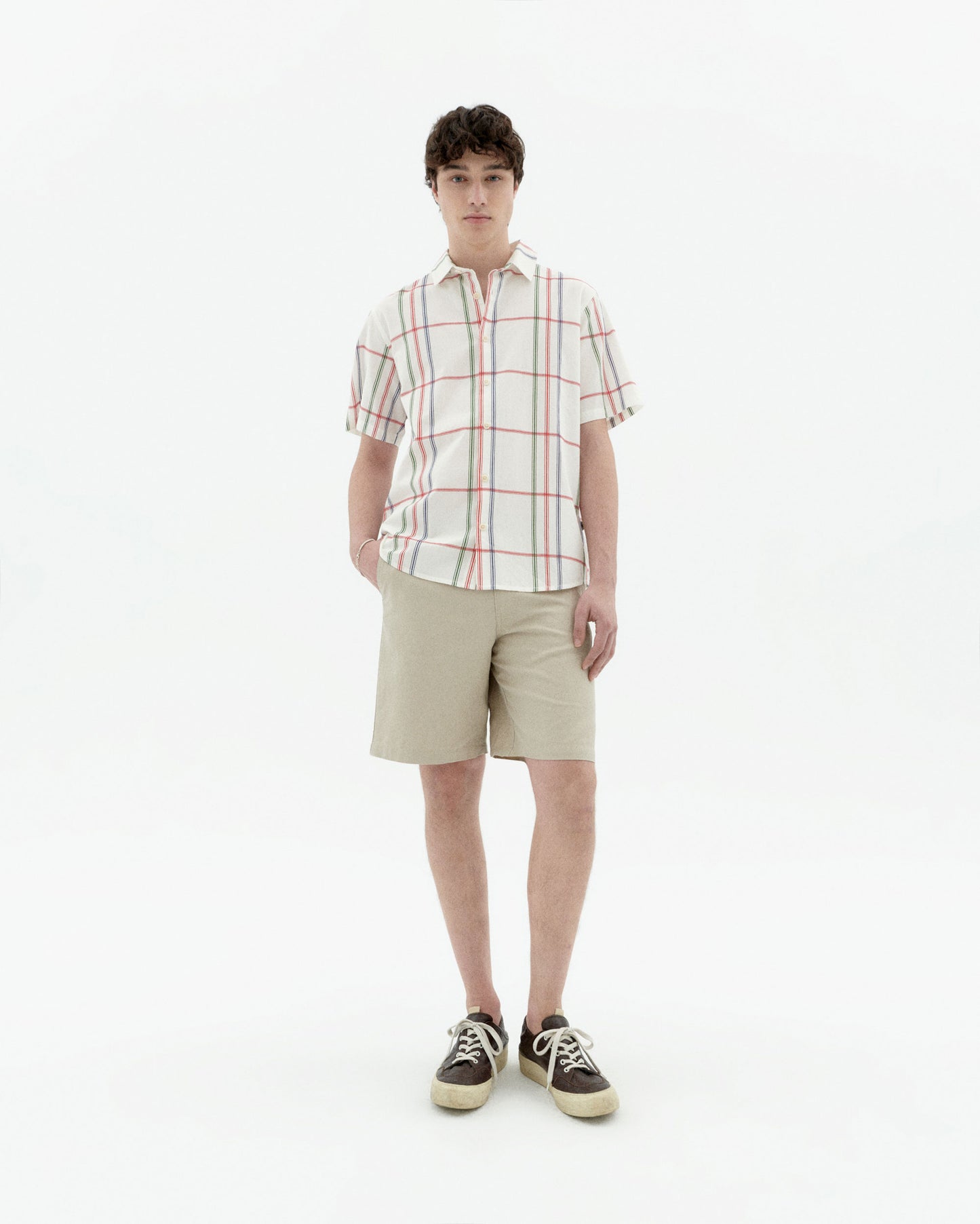 Camisa rayas multicolor Tom sostenible-3