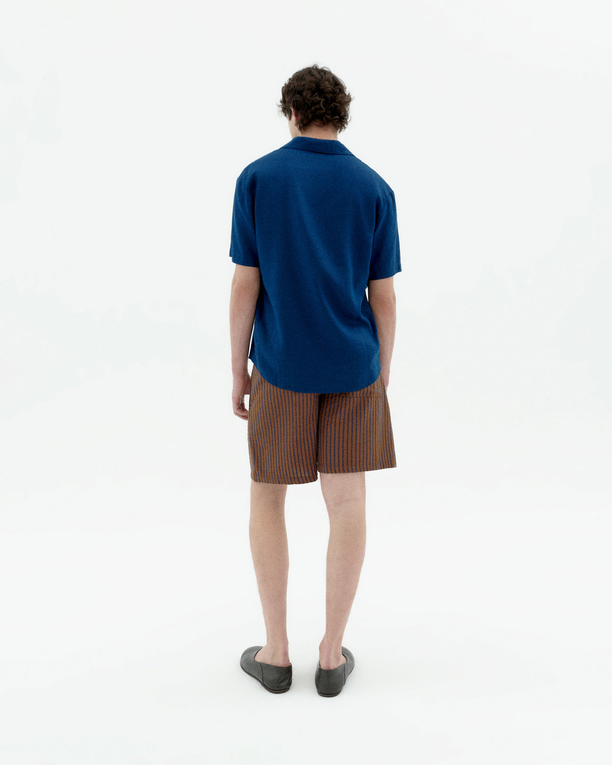 Camisa azul hemp Jules sostenible-4