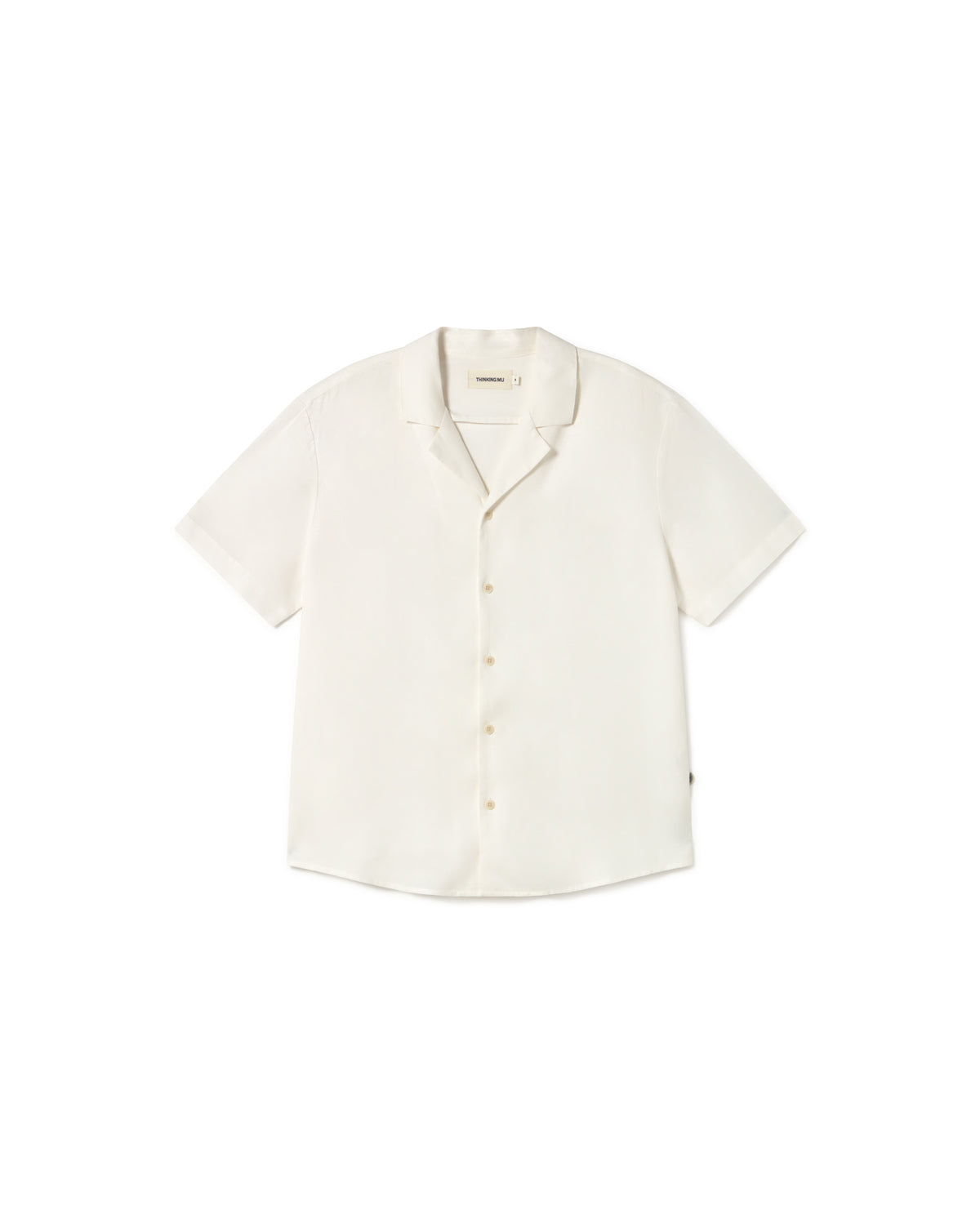 Camisa blanca hemp Jules sostenible - silueta 1