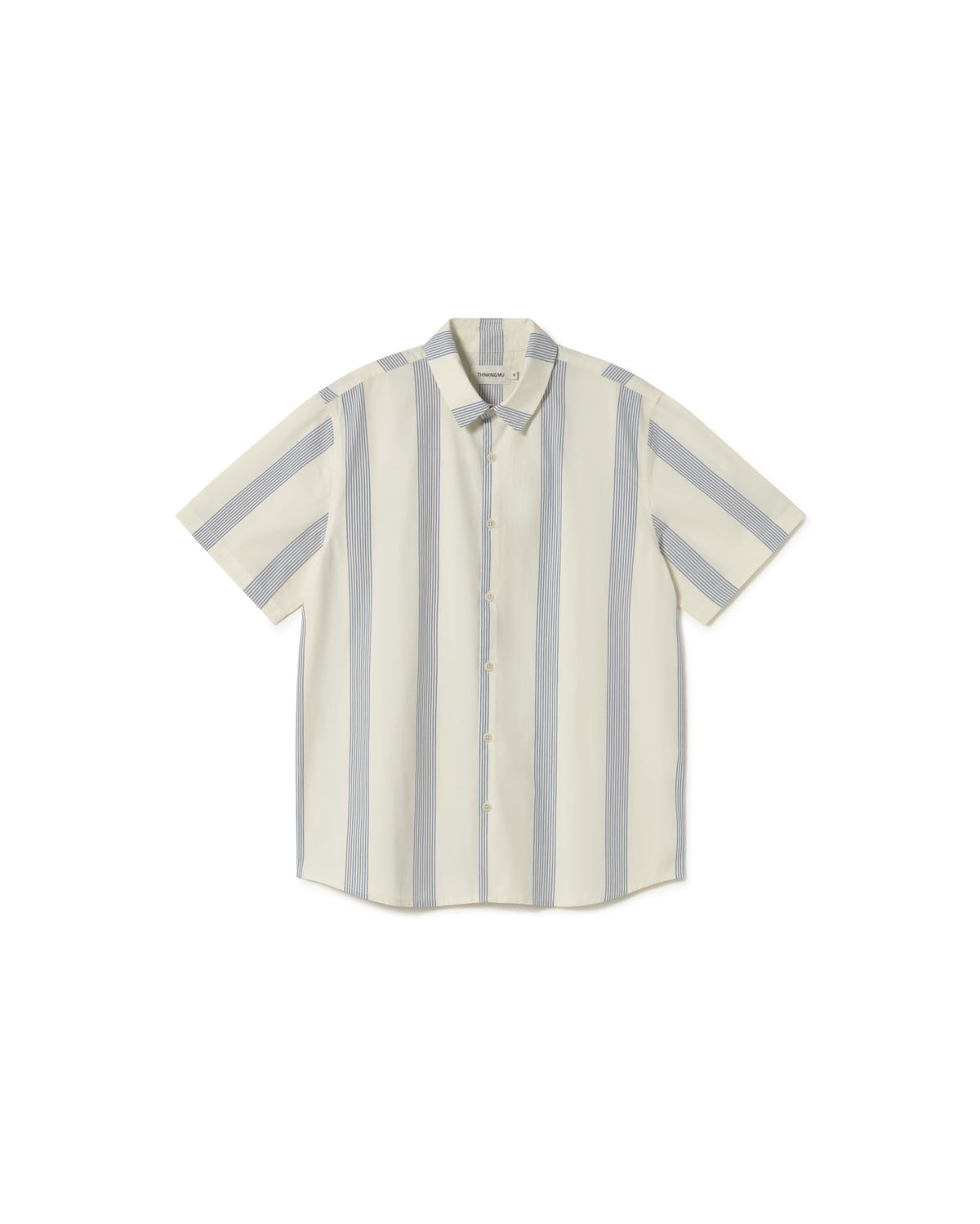 Camisa rayas azules Tom sostenible - silueta 1