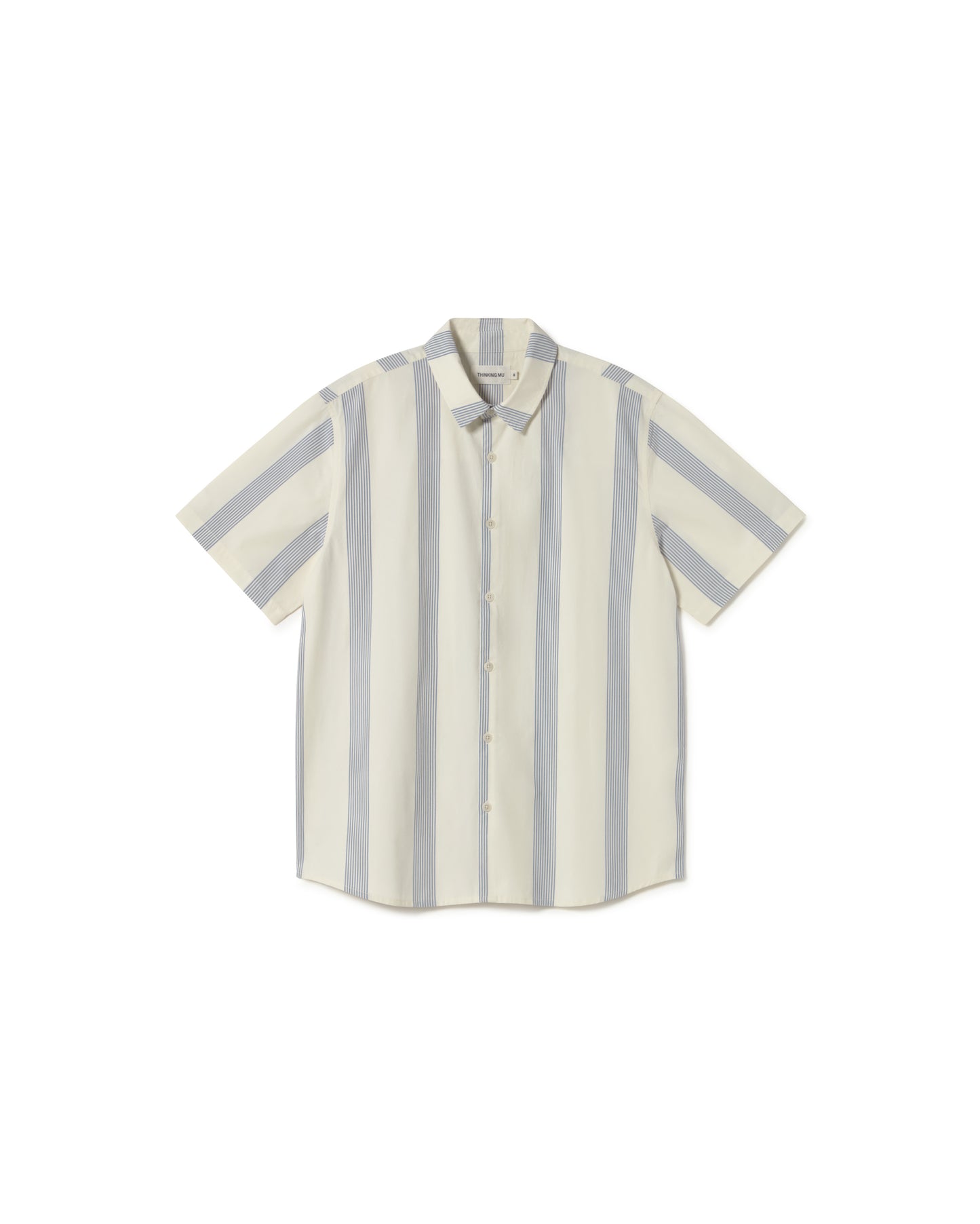 Camisa rayas azules Tom sostenible - silueta 1