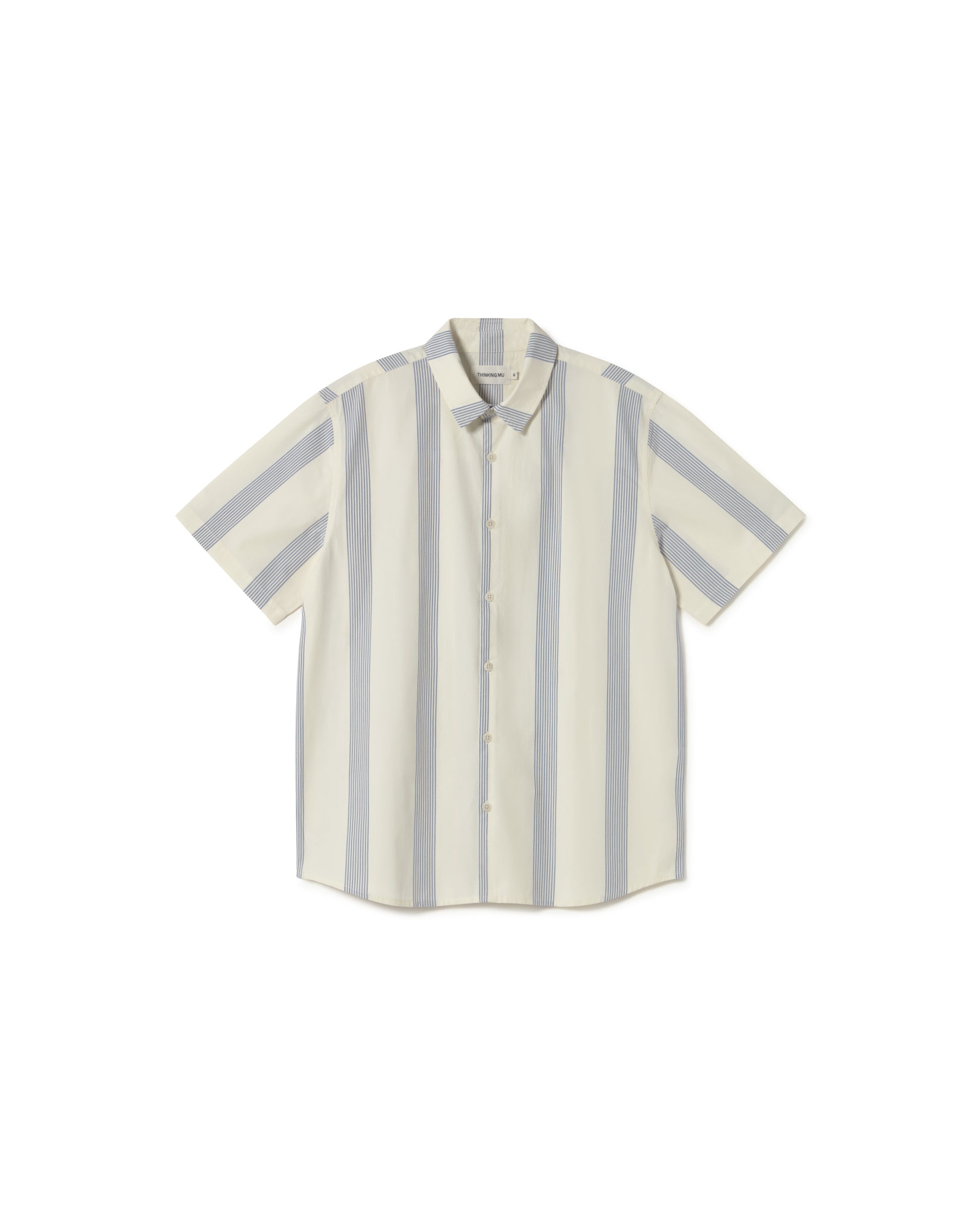 Camisa rayas azules Tom sostenible - silueta 1