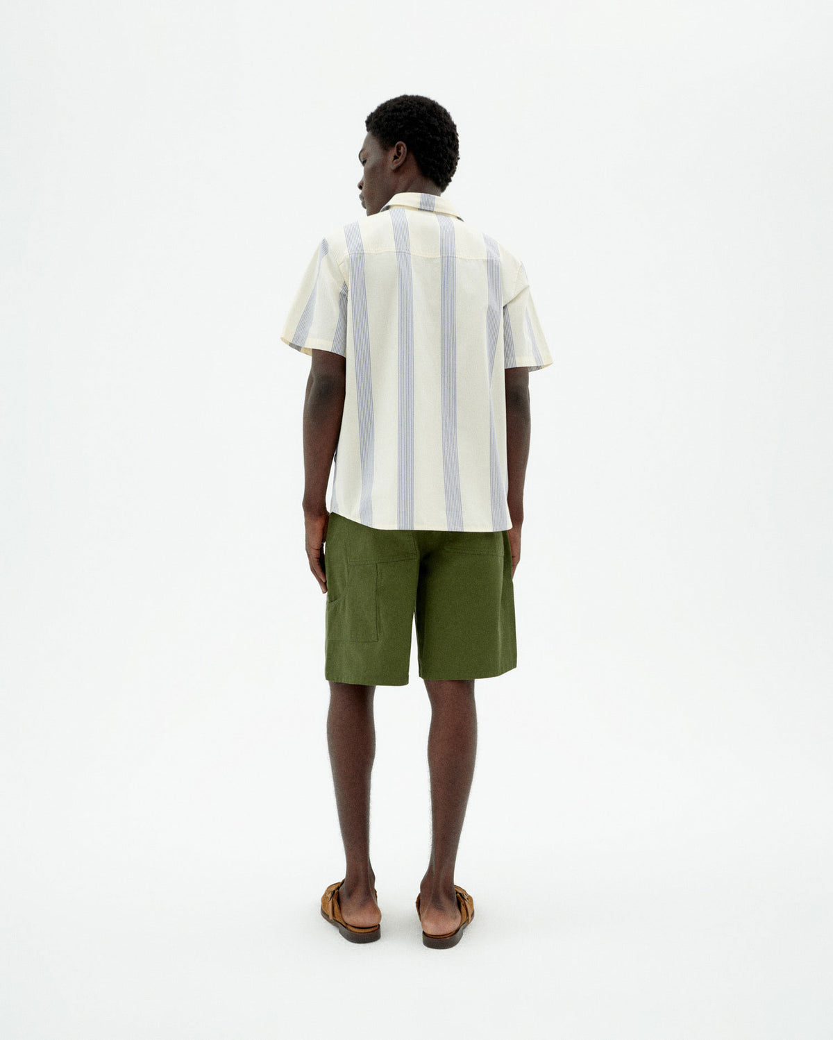 Camisa rayas azules Tom sostenible-4