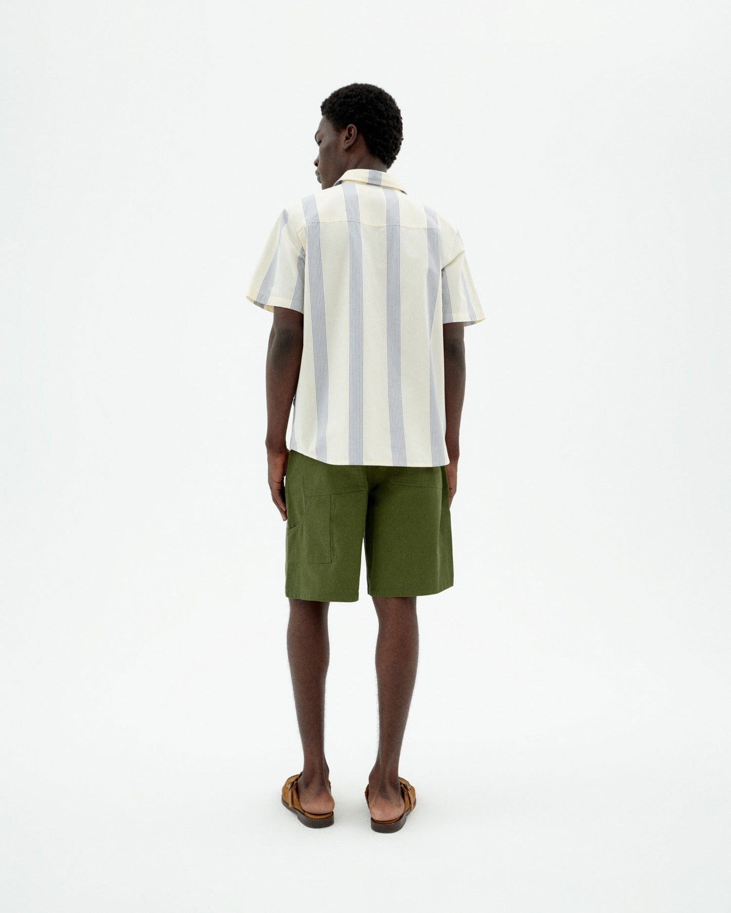Camisa rayas azules Tom sostenible-4