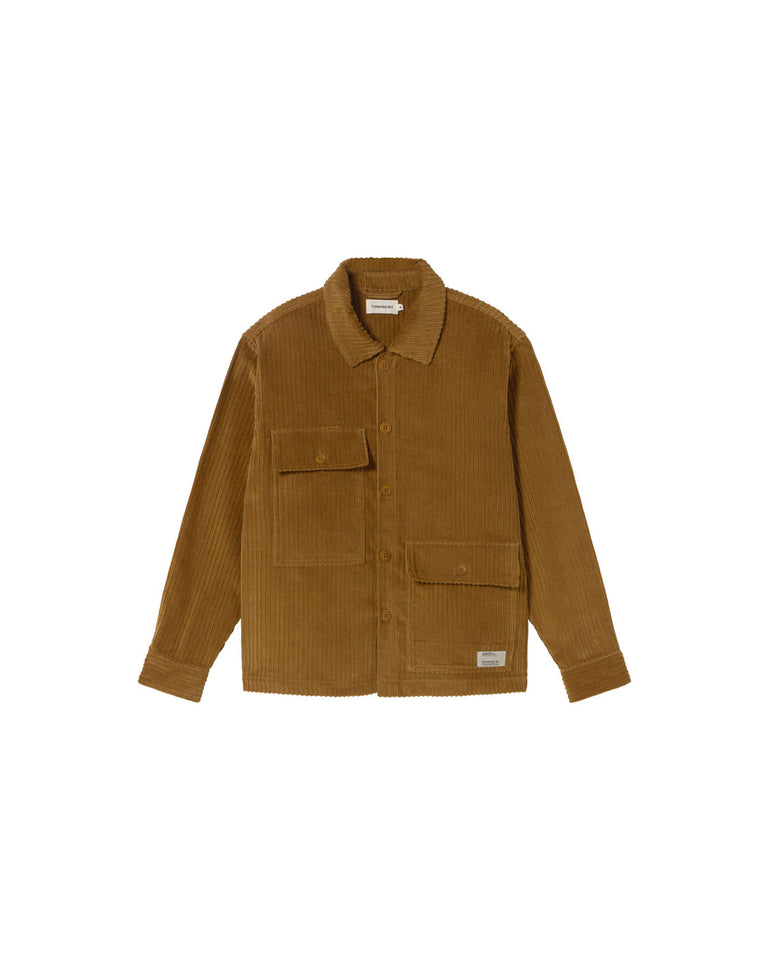 Sobrecamisa pana amarilla Gabin sostenible silueta - 1