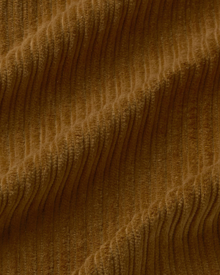 Sobrecamisa pana amarilla Gabin sostenible silueta - 3