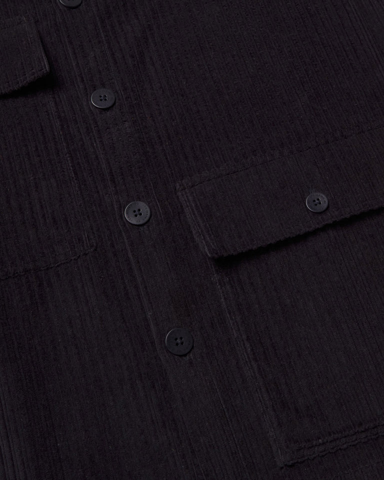 Sobrecamisa pana azul Gabin sostenible silueta - 2