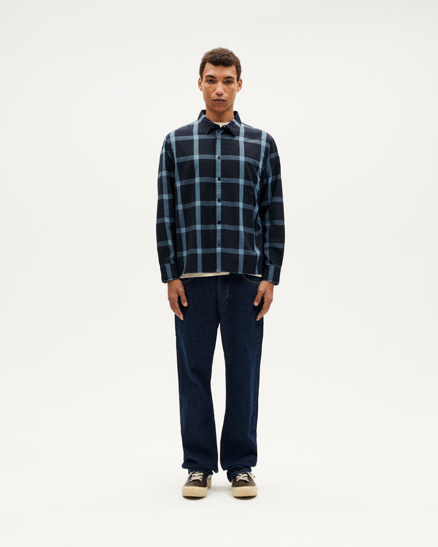 Camisa navy cuadros Jimbo