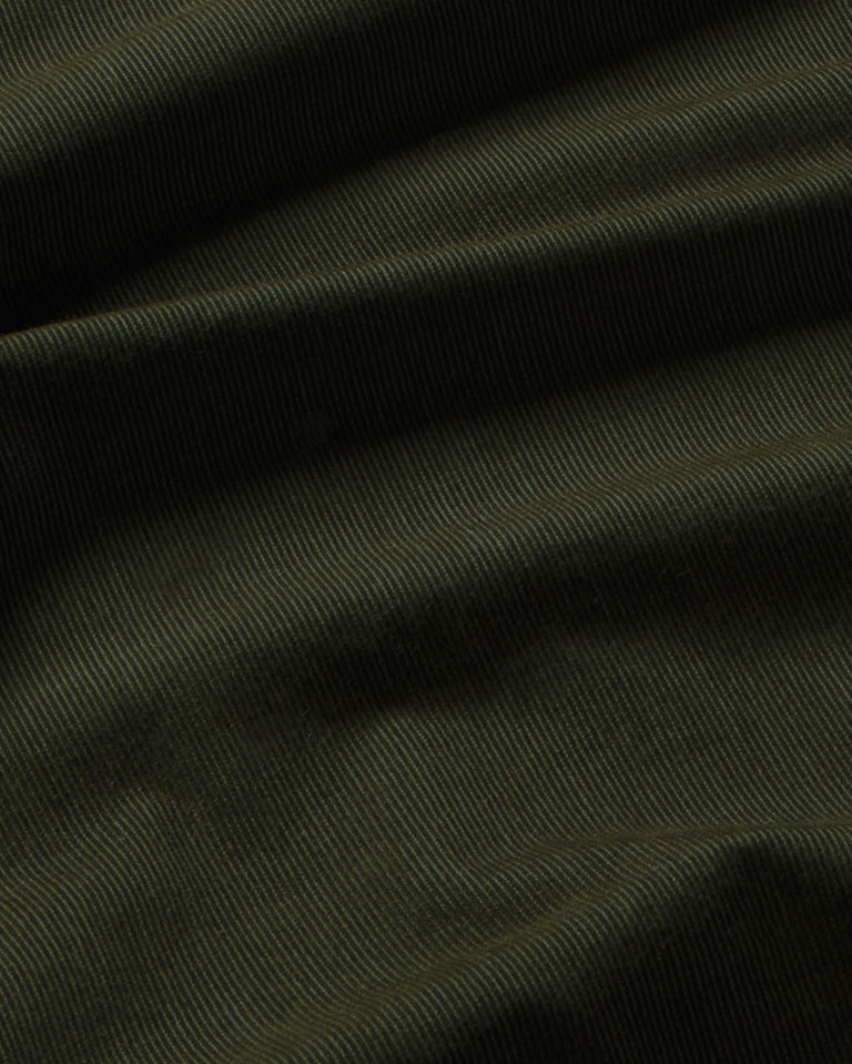 Camisa micro pana verde Anto sostenible silueta - 2