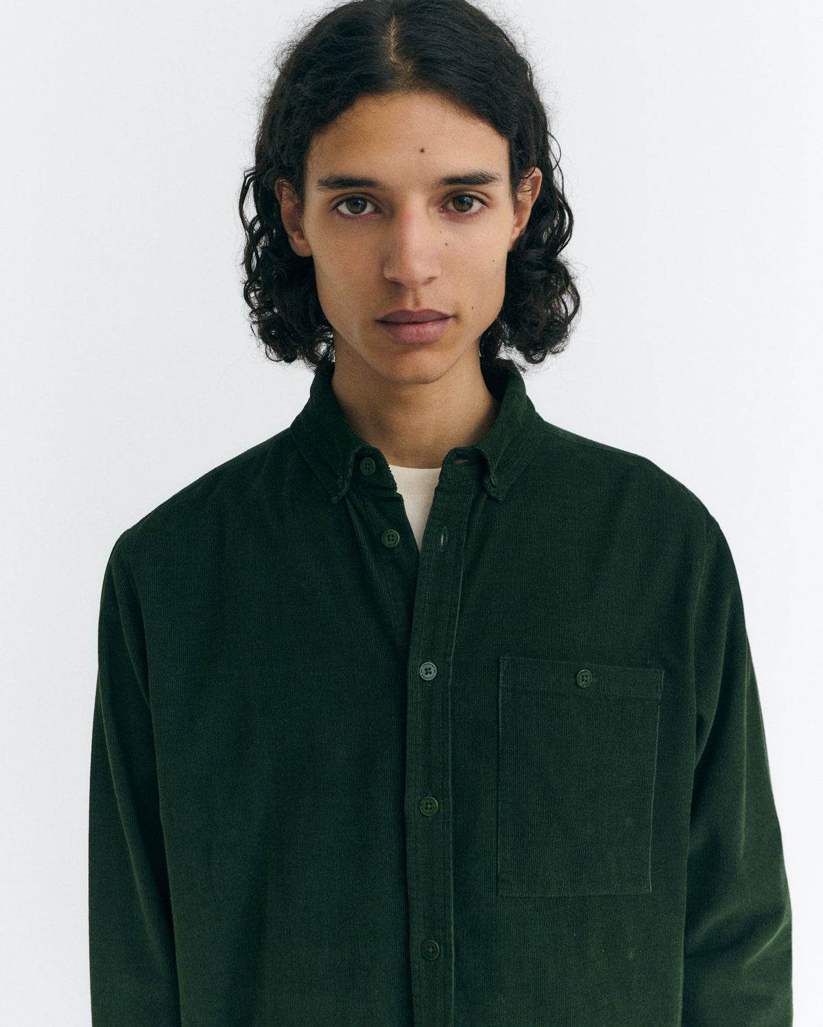 Camisa micro pana verde Anto sostenible - 3