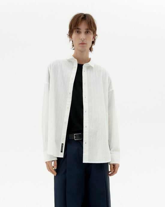 Camisa blanca popcorn Haru sostenible-1