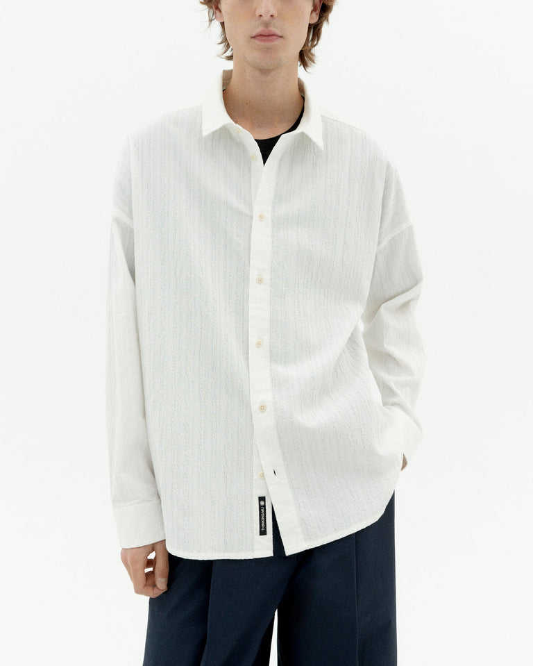 Camisa blanca popcorn Haru sostenible-3