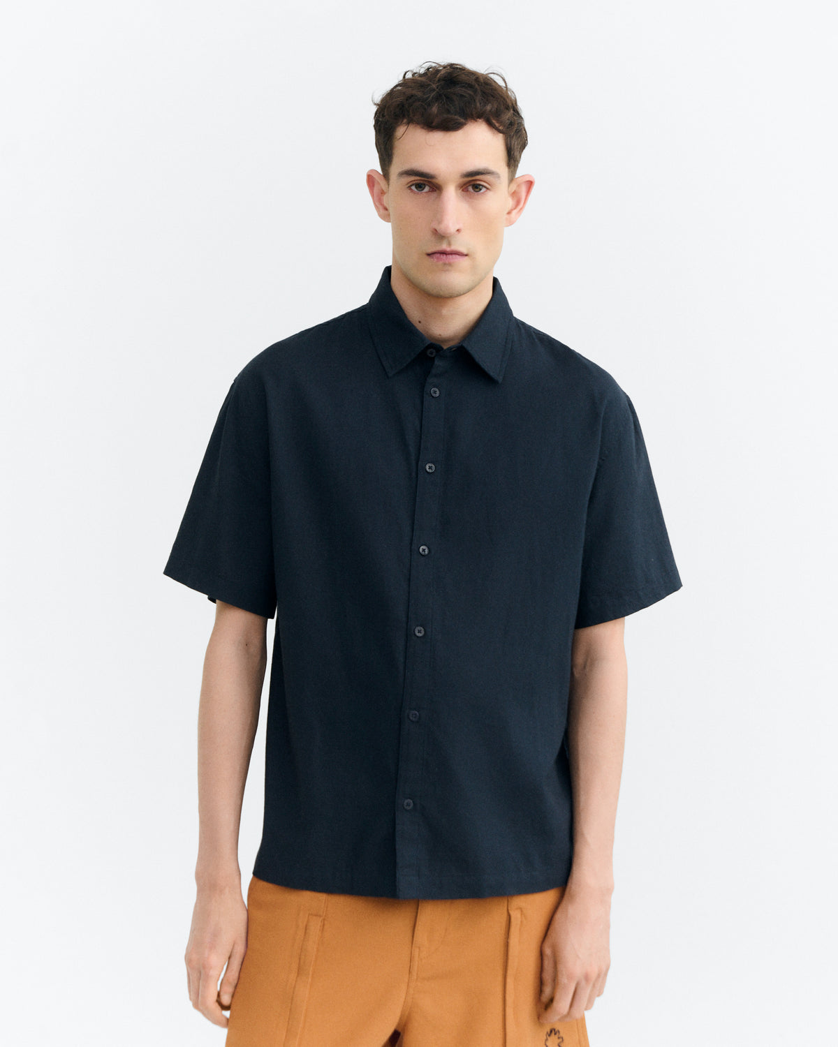 Camisa oversize bordada a mano fish Kurtis sostenible - 2