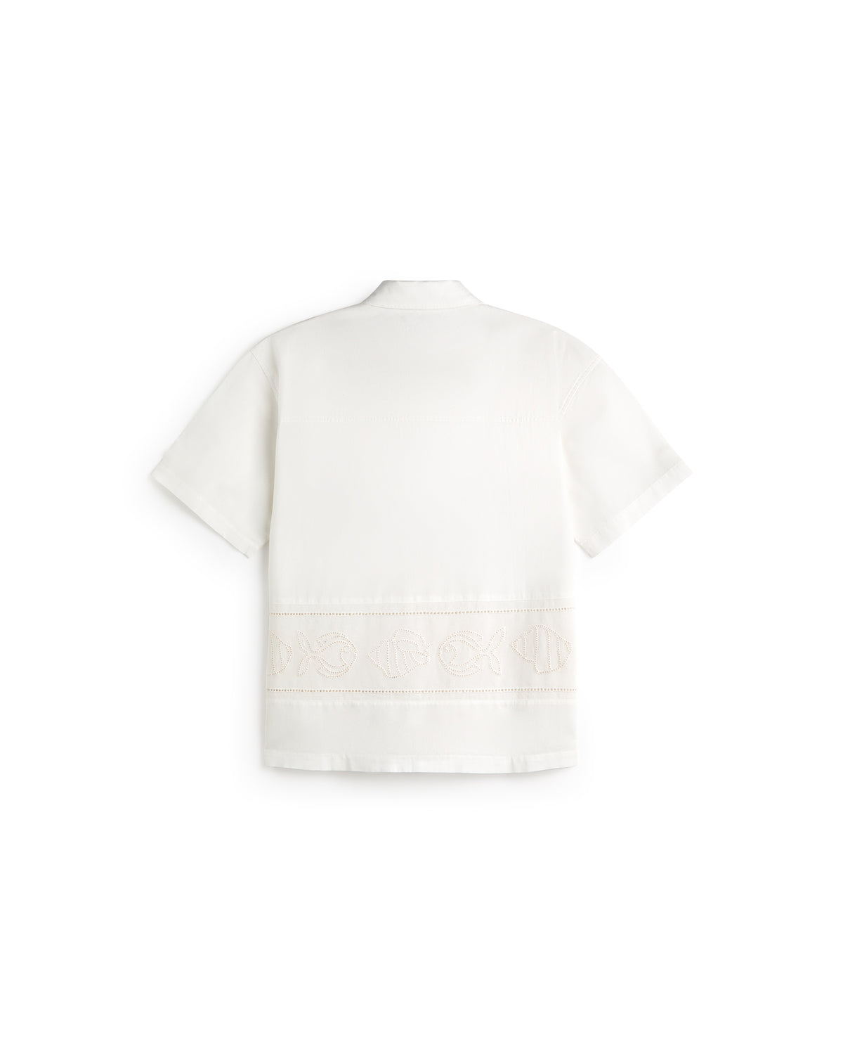 Camisa oversize bordada blanca Kurtis sostenible silueta - 3