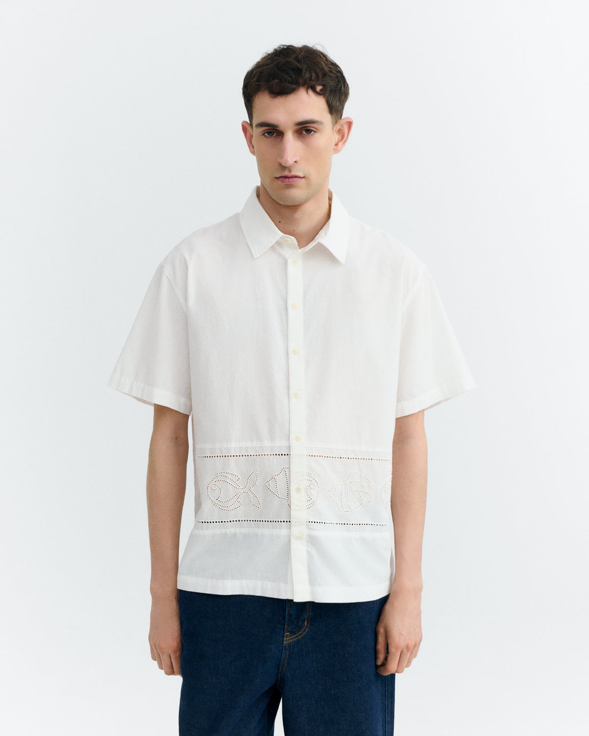 Camisa oversize bordada blanca Kurtis sostenible - 2