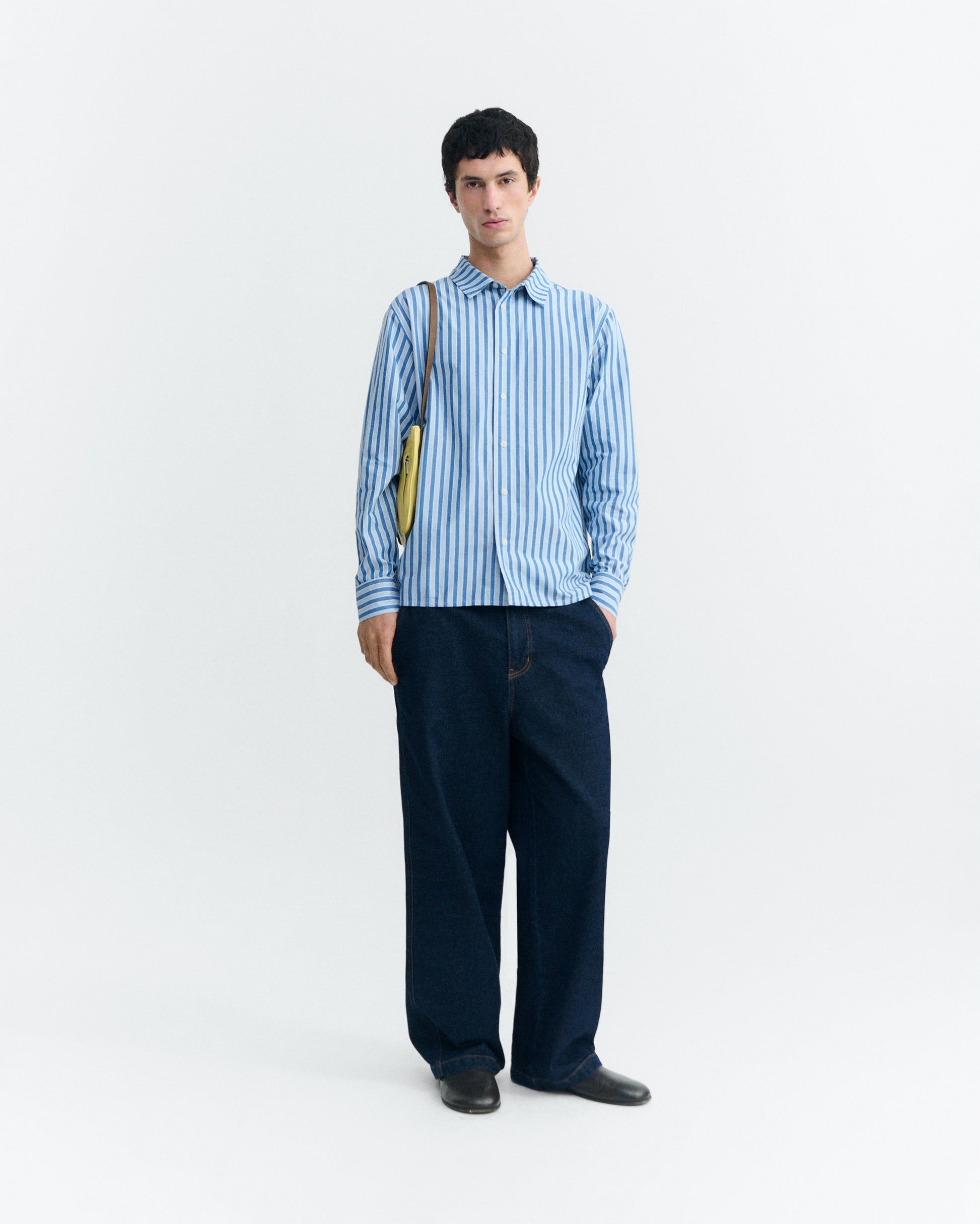 Camisa rayas azul Jimbo sostenible - 1