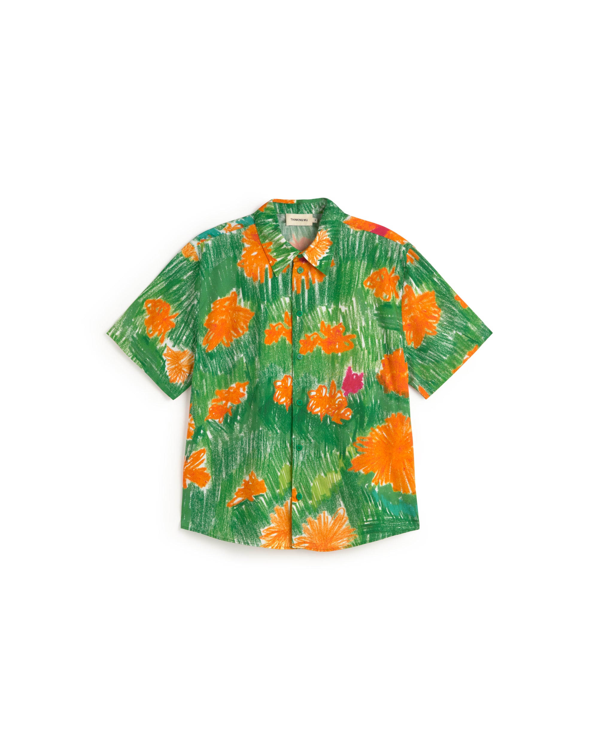 Crayon Paddy Flower Shirt | Thinking Mu