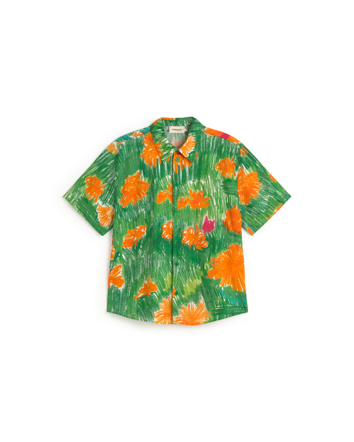 Camisa flores crayon Paddy sostenible silueta - 1