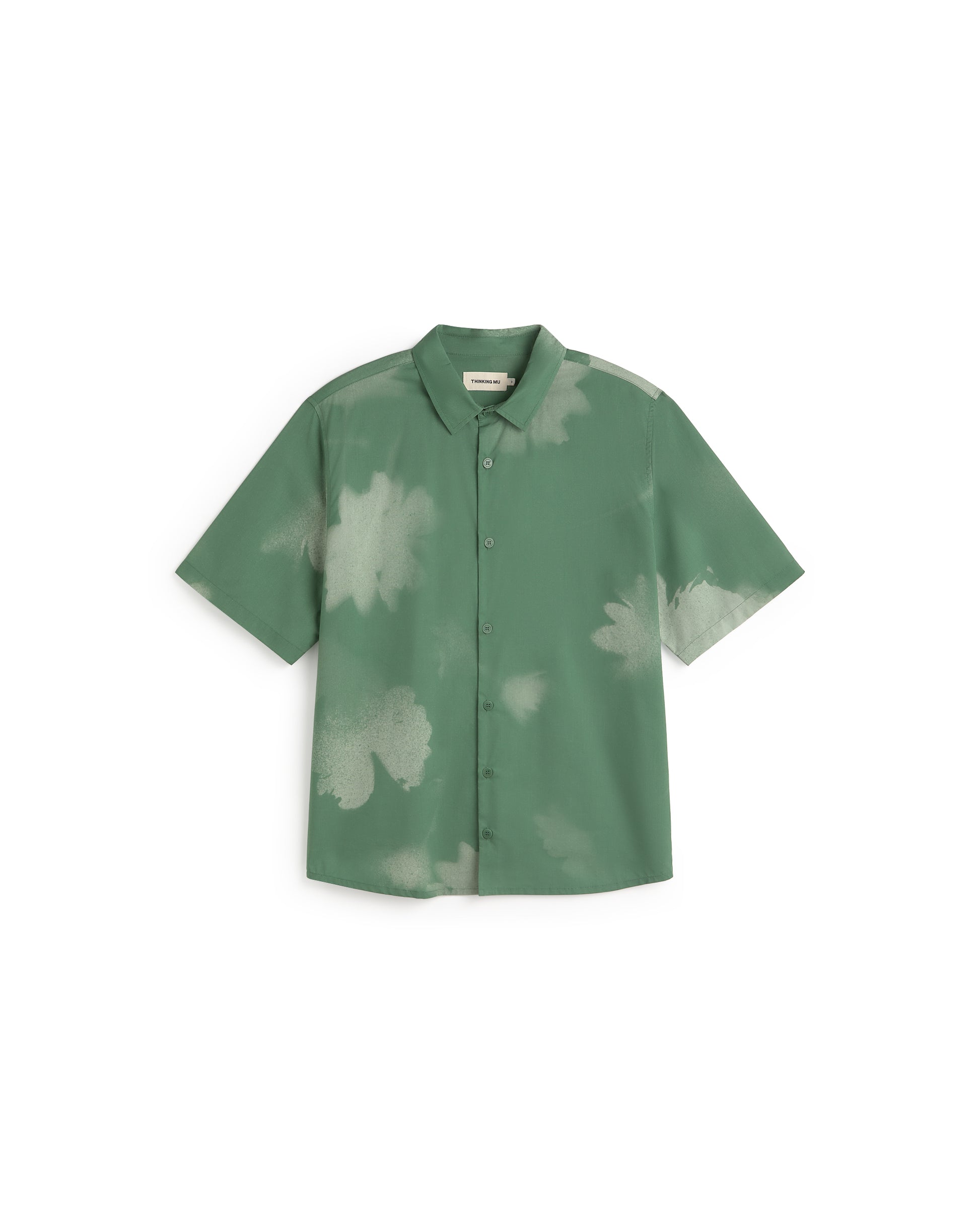 Camisa verde tipia Tom sostenible silueta - 1