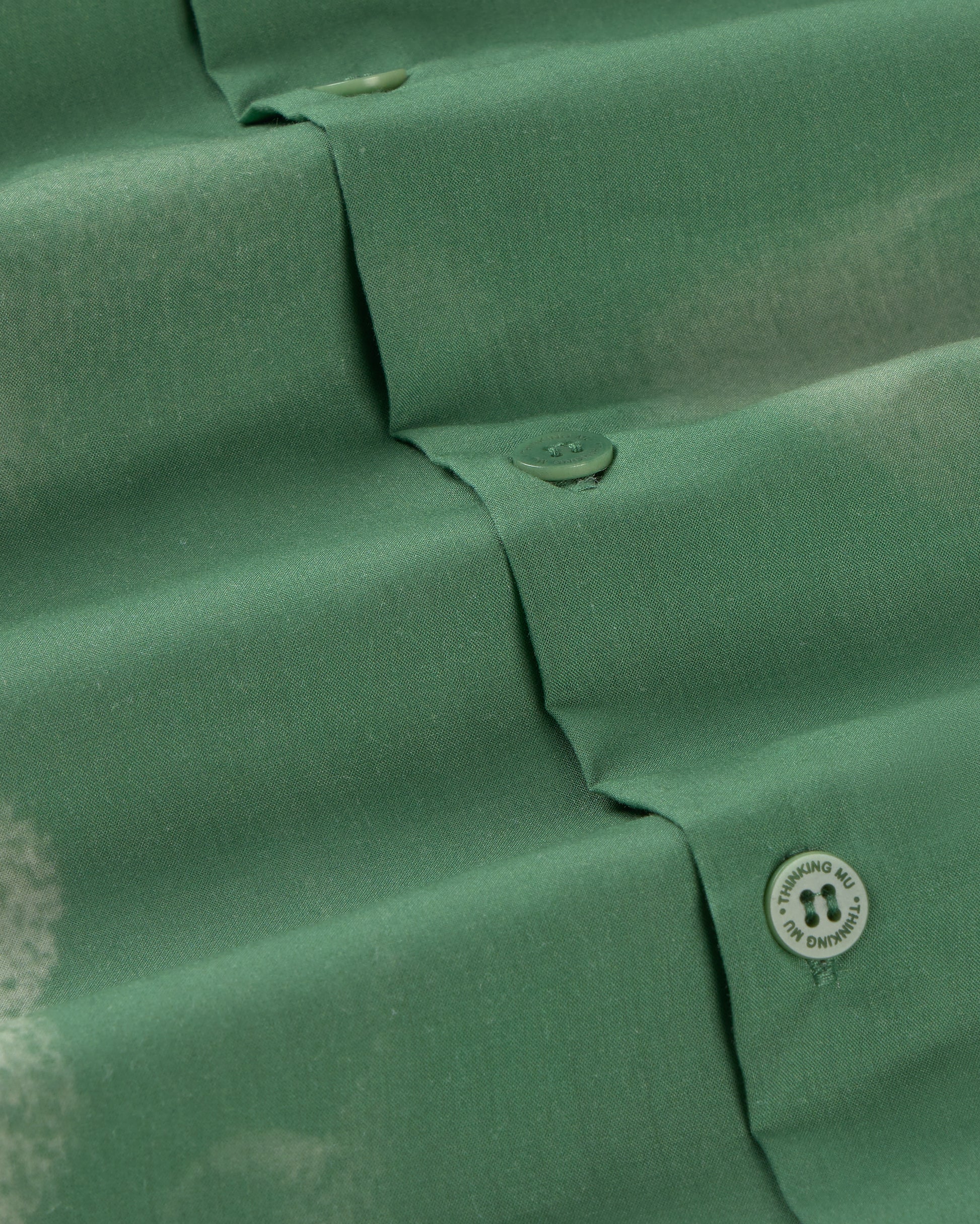 Camisa verde tipia Tom sostenible silueta - 2