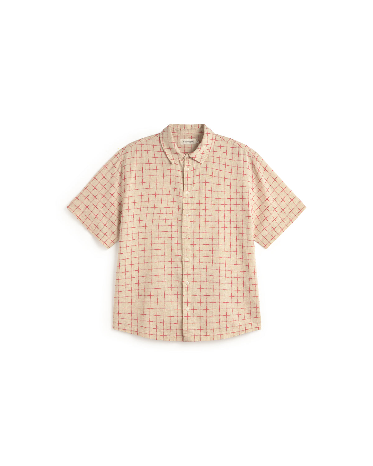 Camisa oversize cuadros lattice Kurtis sostenible silueta - 1