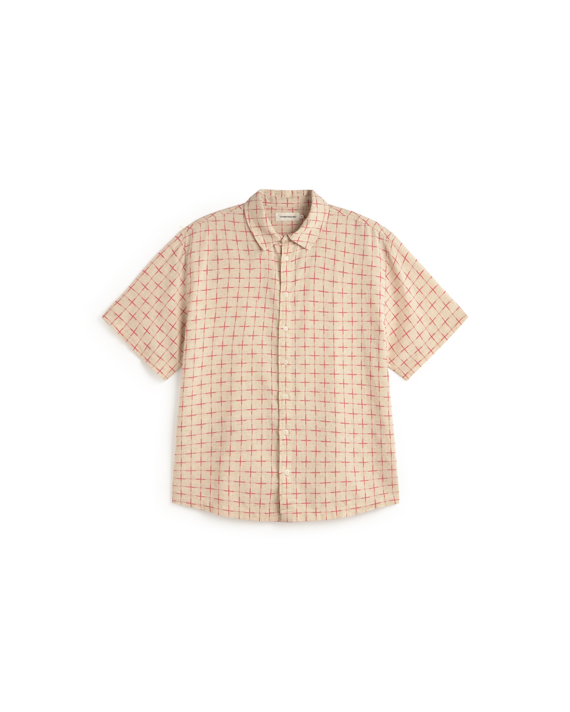 Camisa oversize cuadros lattice Kurtis sostenible silueta - 1