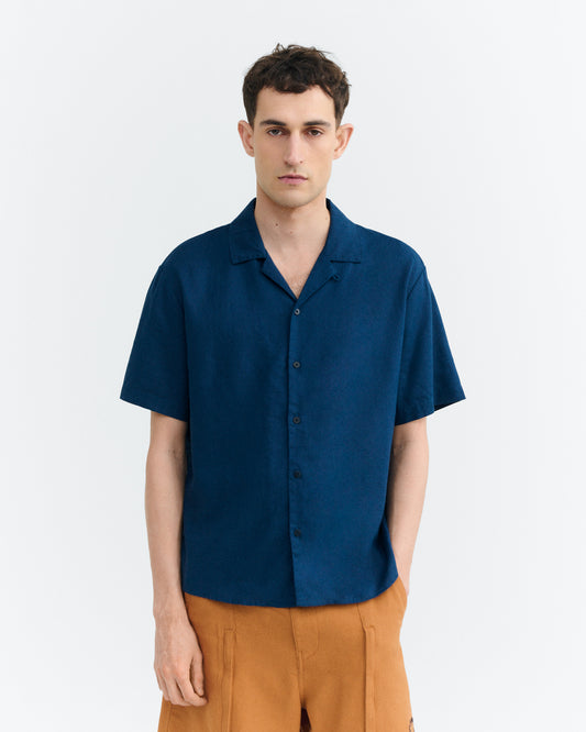 Camisa navy hemp Junior sostenible - 2