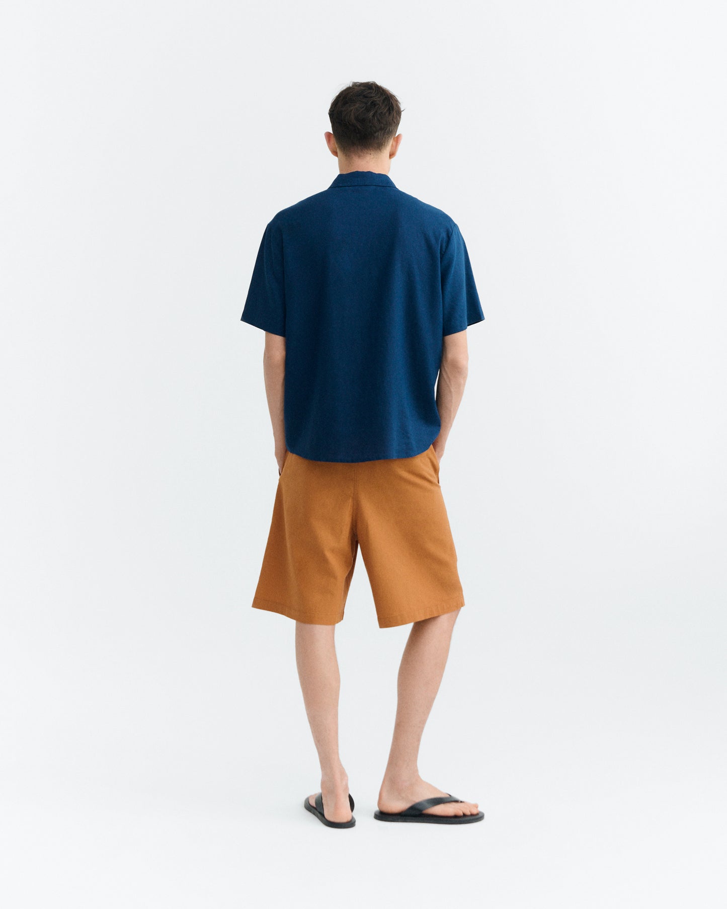 Camisa navy hemp Junior sostenible - 4