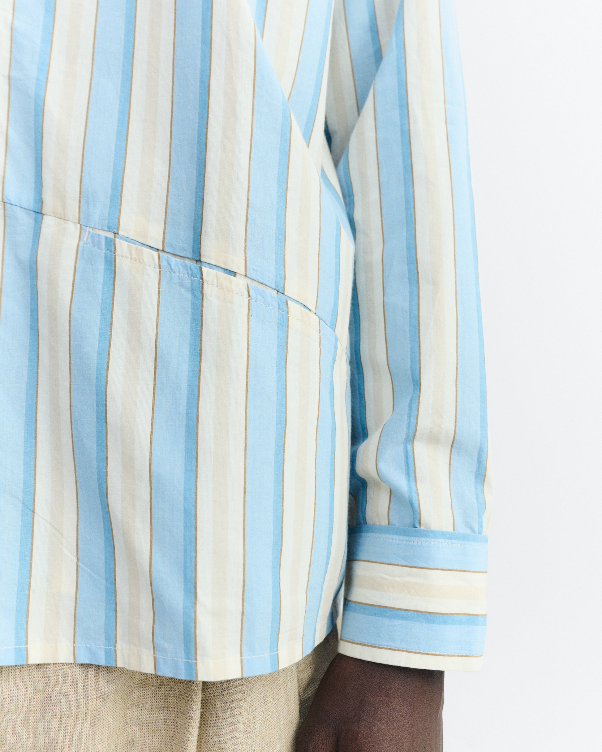 Camisa popelin rayas Jim sostenible - 3