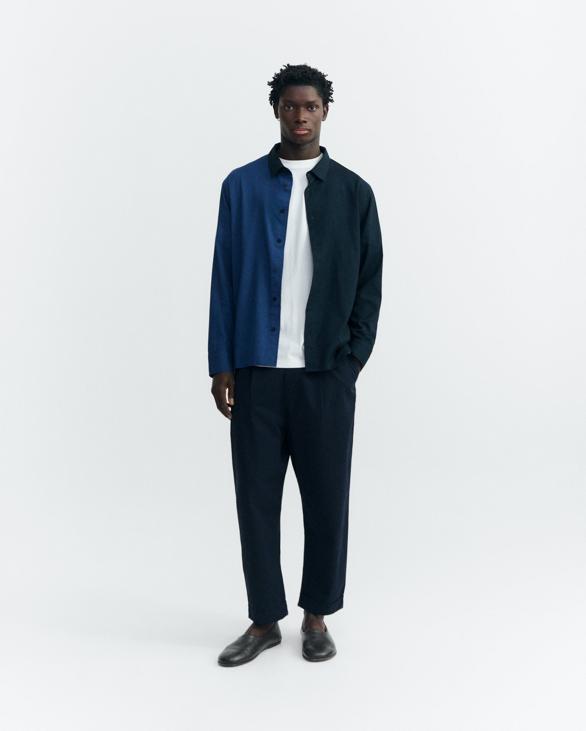 Camisa navy y negro Jimbo sostenible - 1